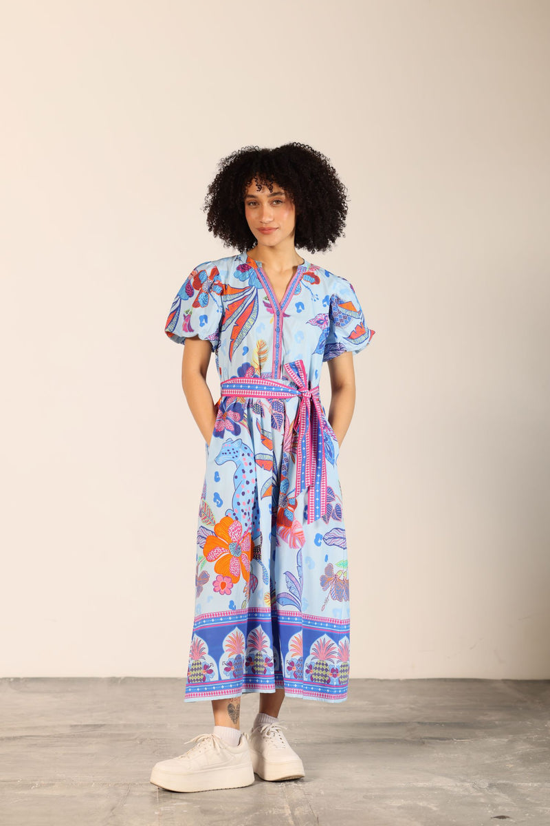 AZURE SAFARI NOVA DRESS by Maude Vivante