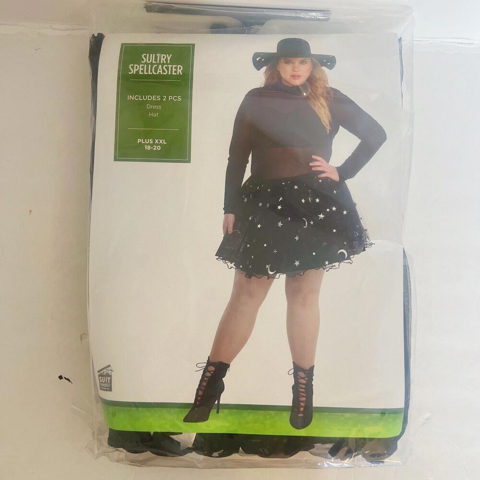 NWT Sulty Spellcaster Women's Halloween Costume Witch Sorceress Size X by Hot Girl Secondhand