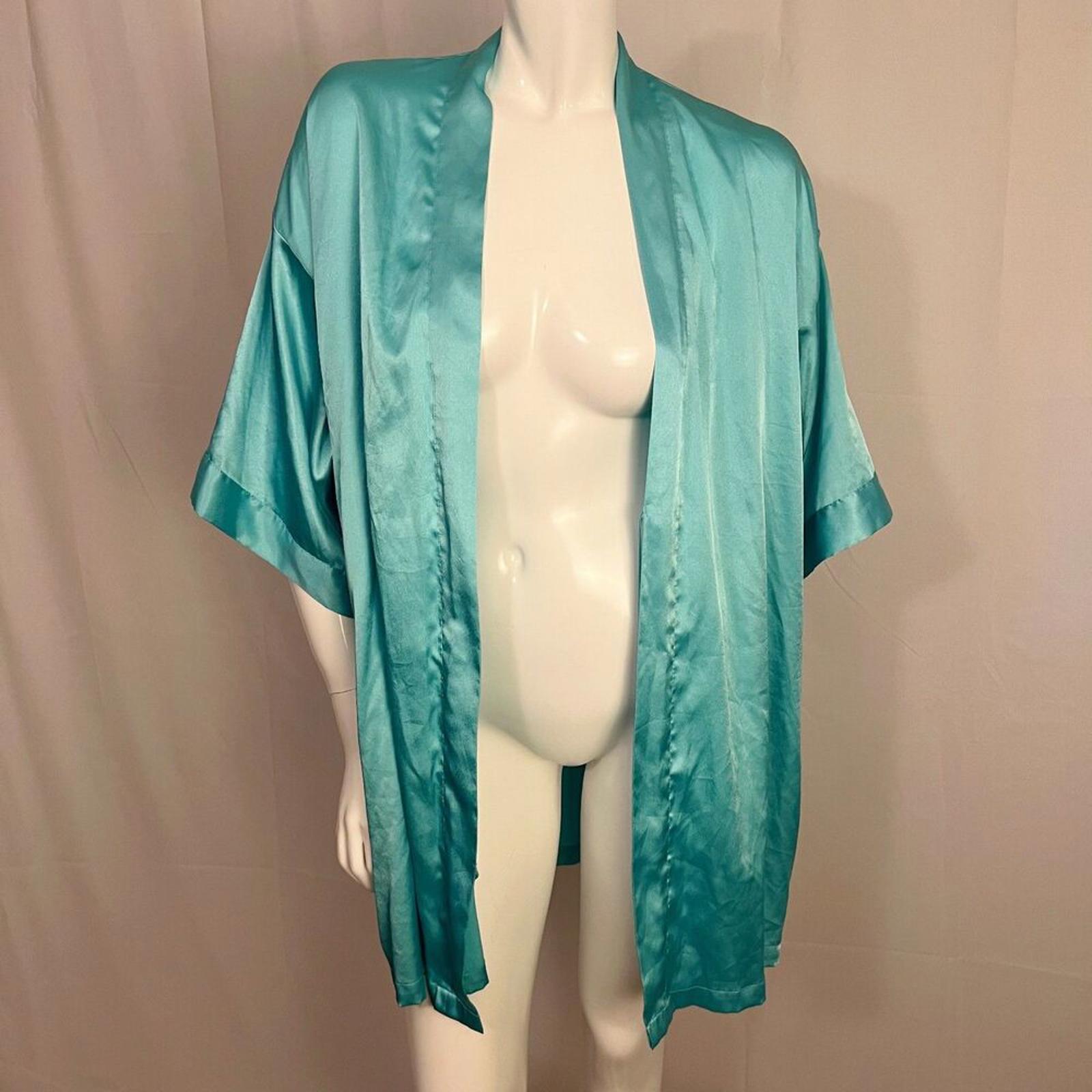 Victoria's Secret VS Light Blue Satin Robe Women's Size S/M by Hot Girl Secondhand