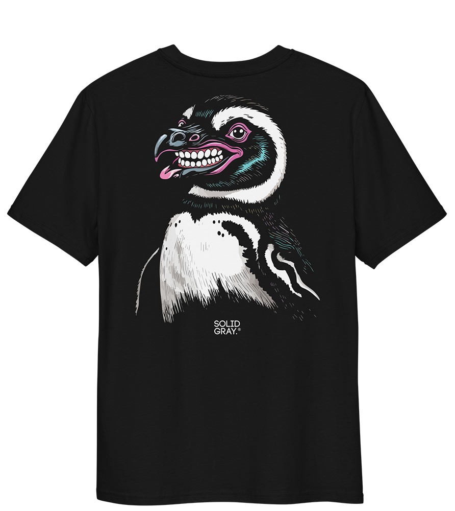 PENGUIN TEETH-SHIRT by Solid Gray