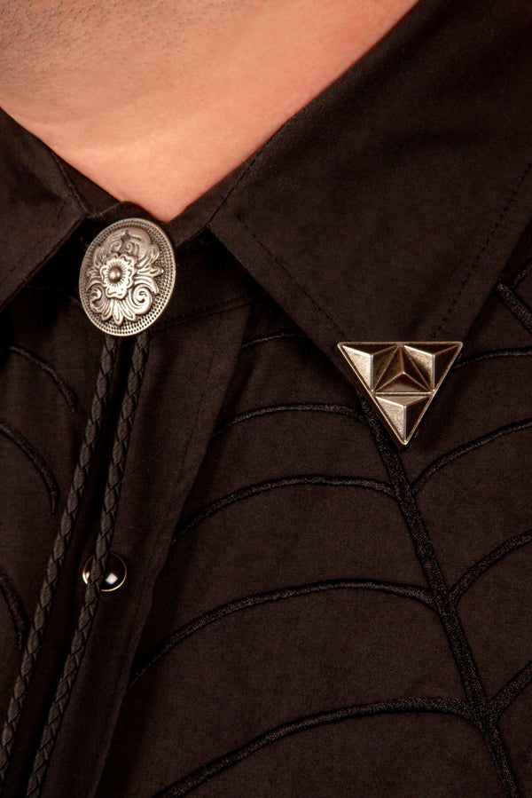 Studded Collar Tips by KATAKOMB