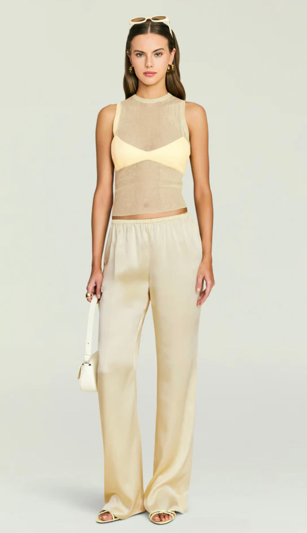 SEROYA Jori Ribbed Knit Tank in Butter by Sierra Deene