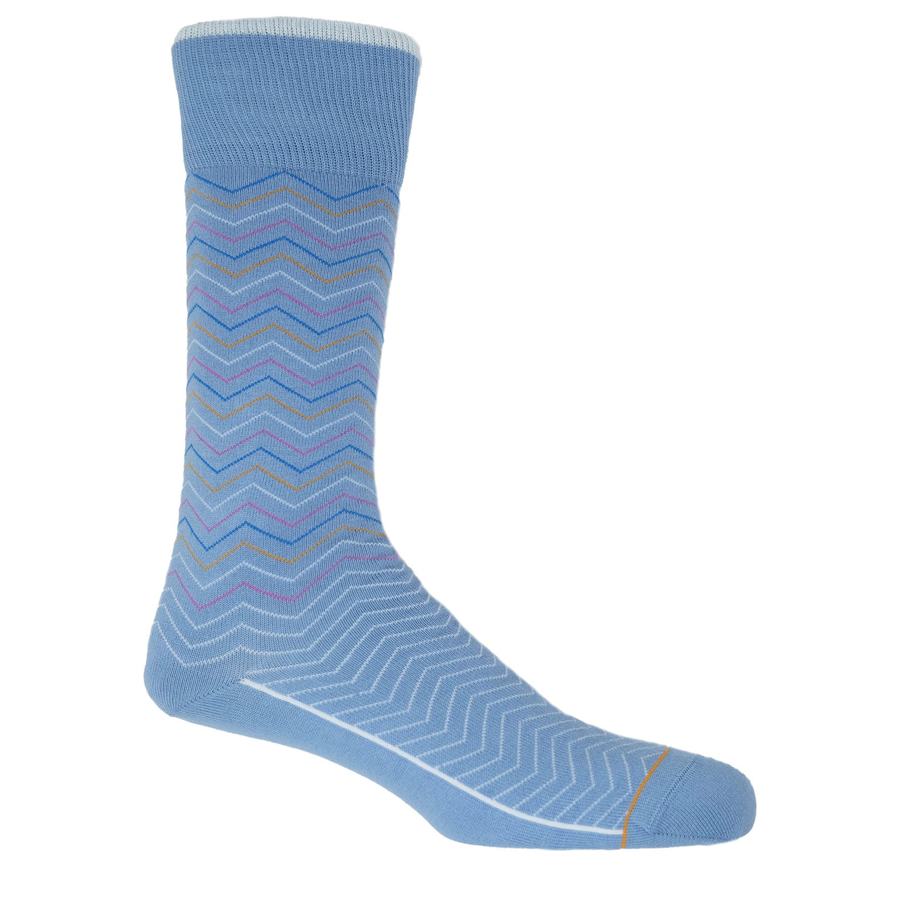 Oblique Men's Socks - Blue by Peper Harow