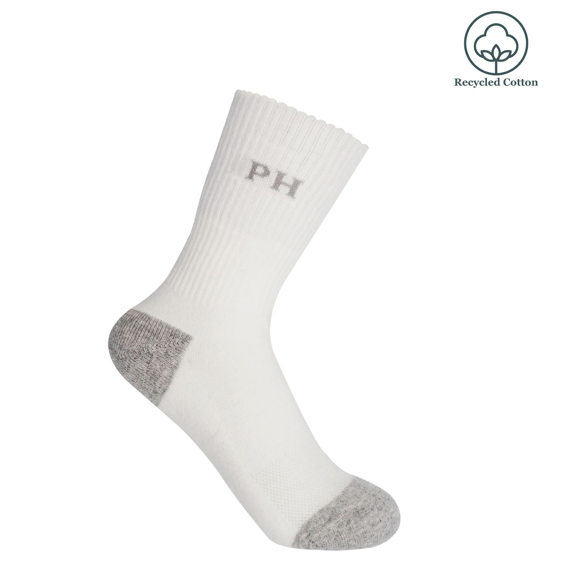 Reversible Women's Sport Socks - White by Peper Harow