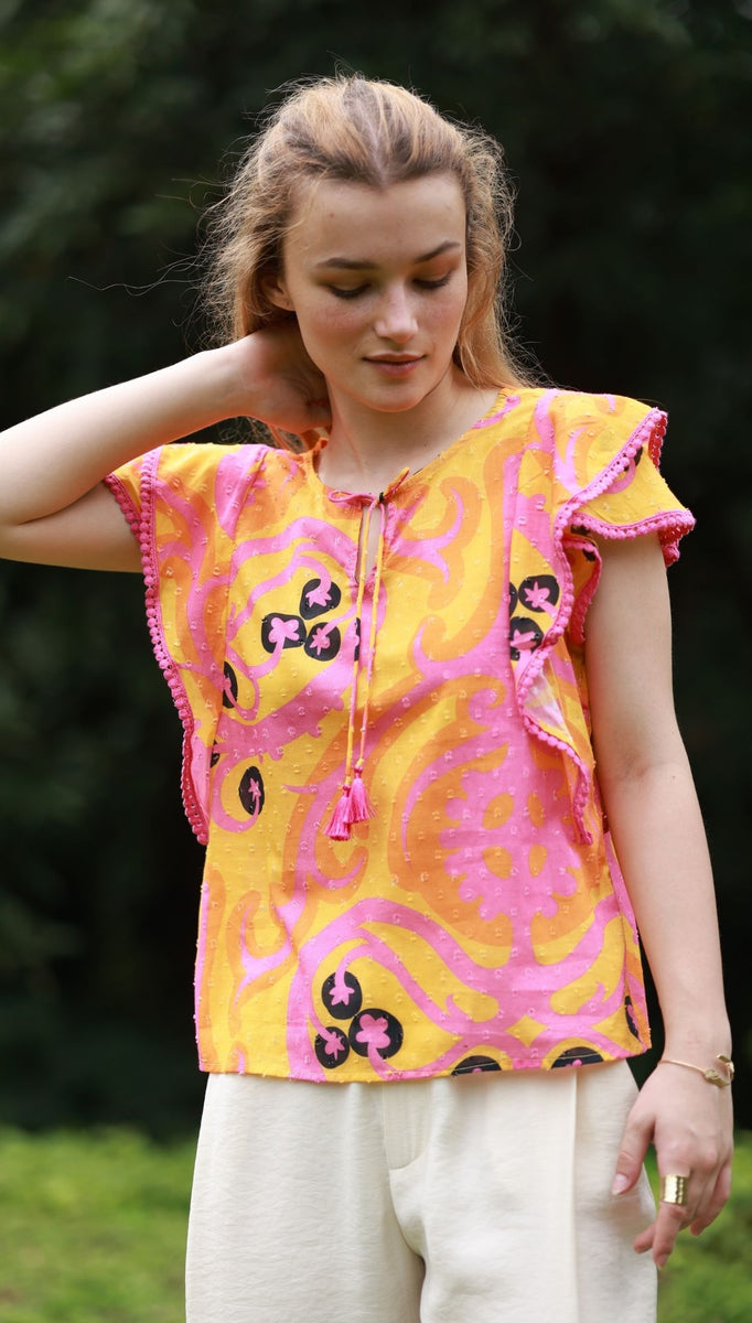 ORIENTAL EVA Top by Maude Vivante