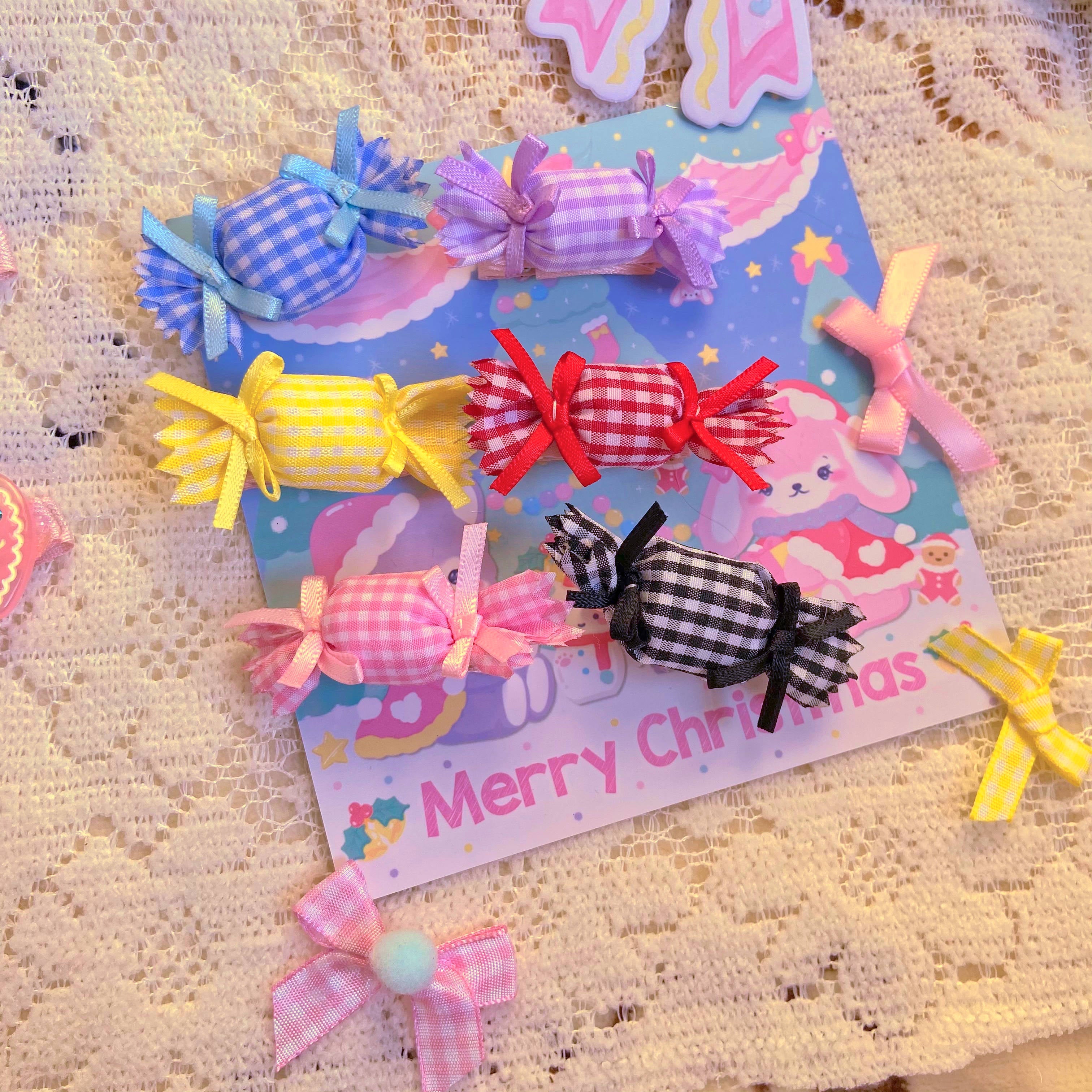 Decora Kei Candy Hair Clip Brooch - Sweet Harajuku Style - Bear Doll by Land Decora