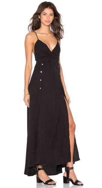 Serrano Dress | Black | White by Merritt Charles