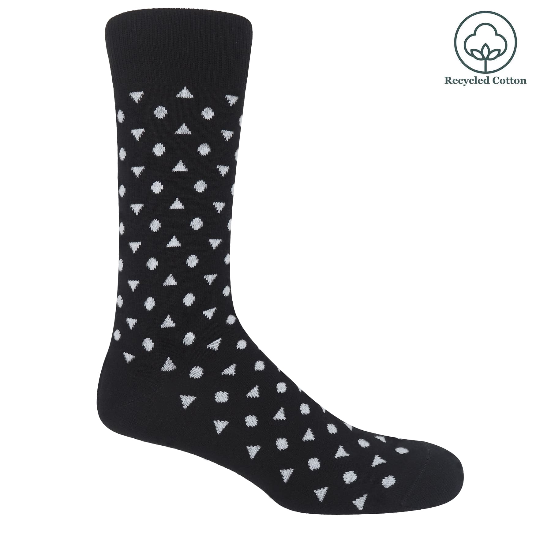 Confetti Men's Socks - Black by Peper Harow