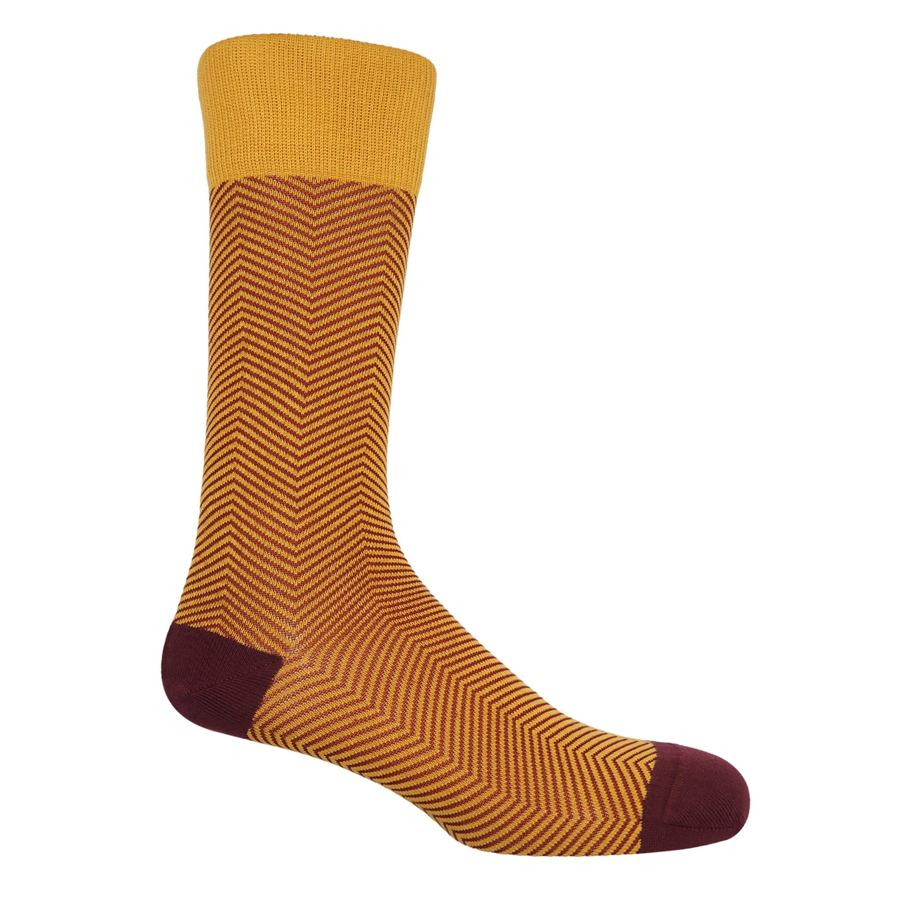 Lux Taylor Men's Socks - Mustard by Peper Harow