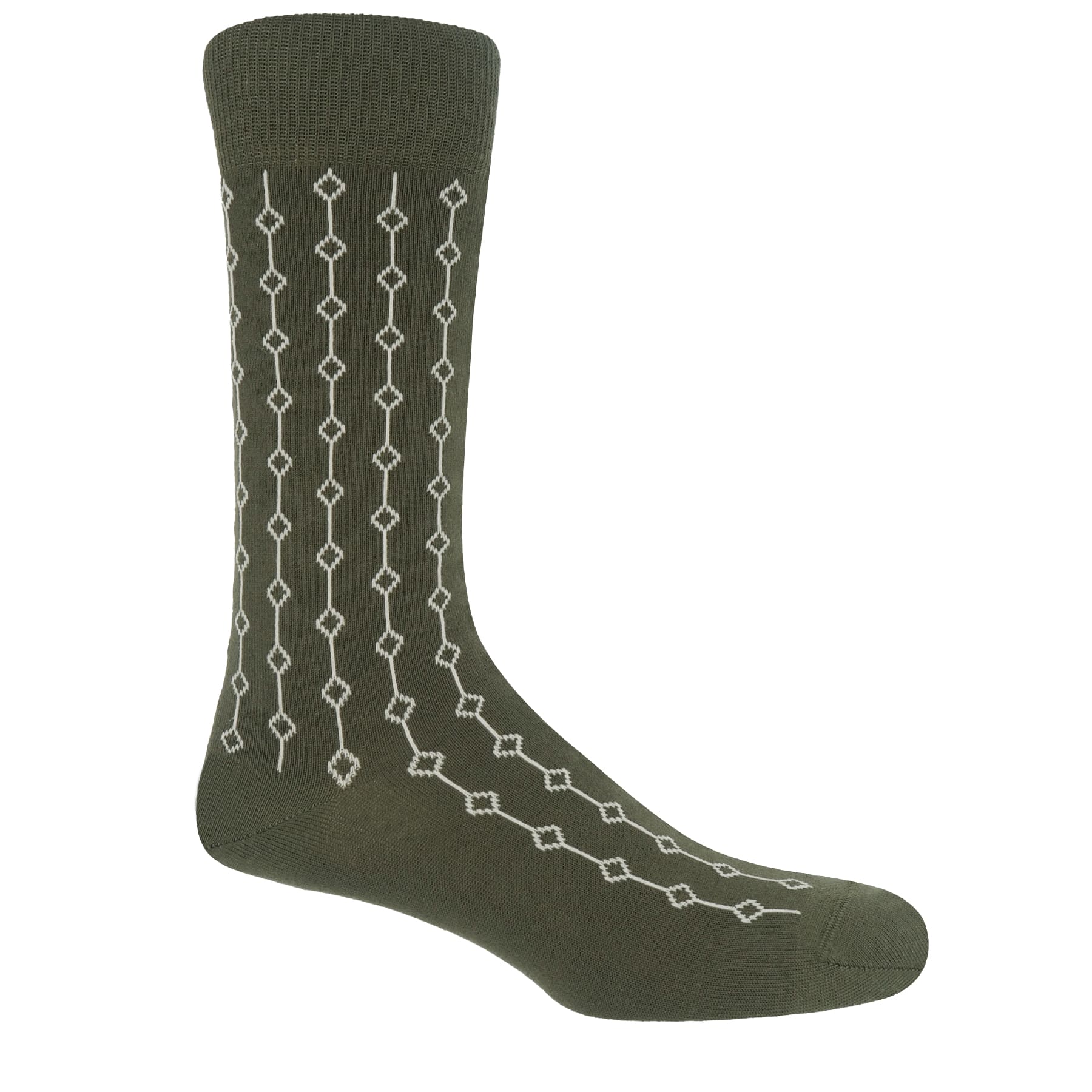 Beads Men's Socks - Olive by Peper Harow