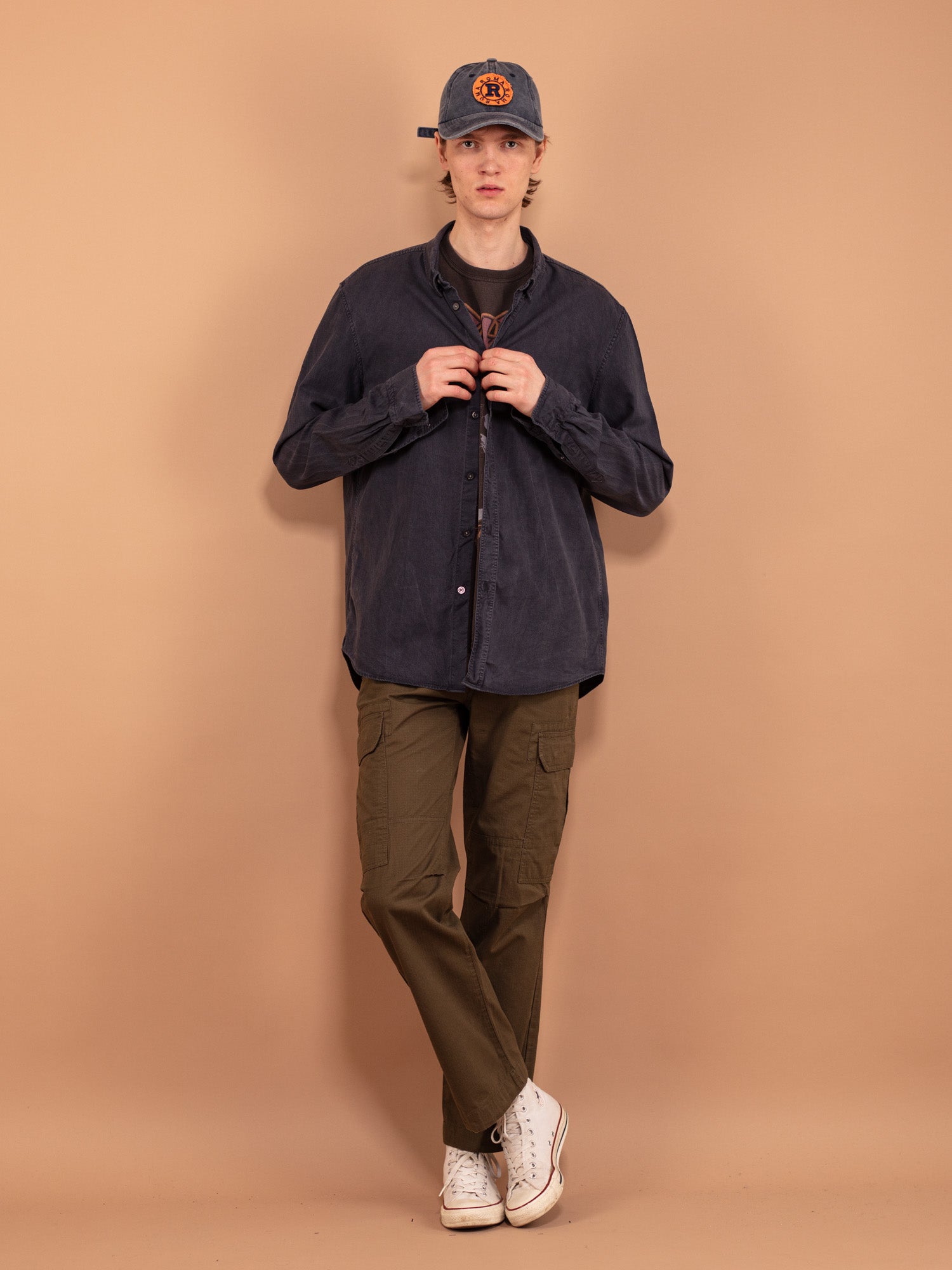 Vintage 00's Men Long Sleeve Shirt by Northern Grip