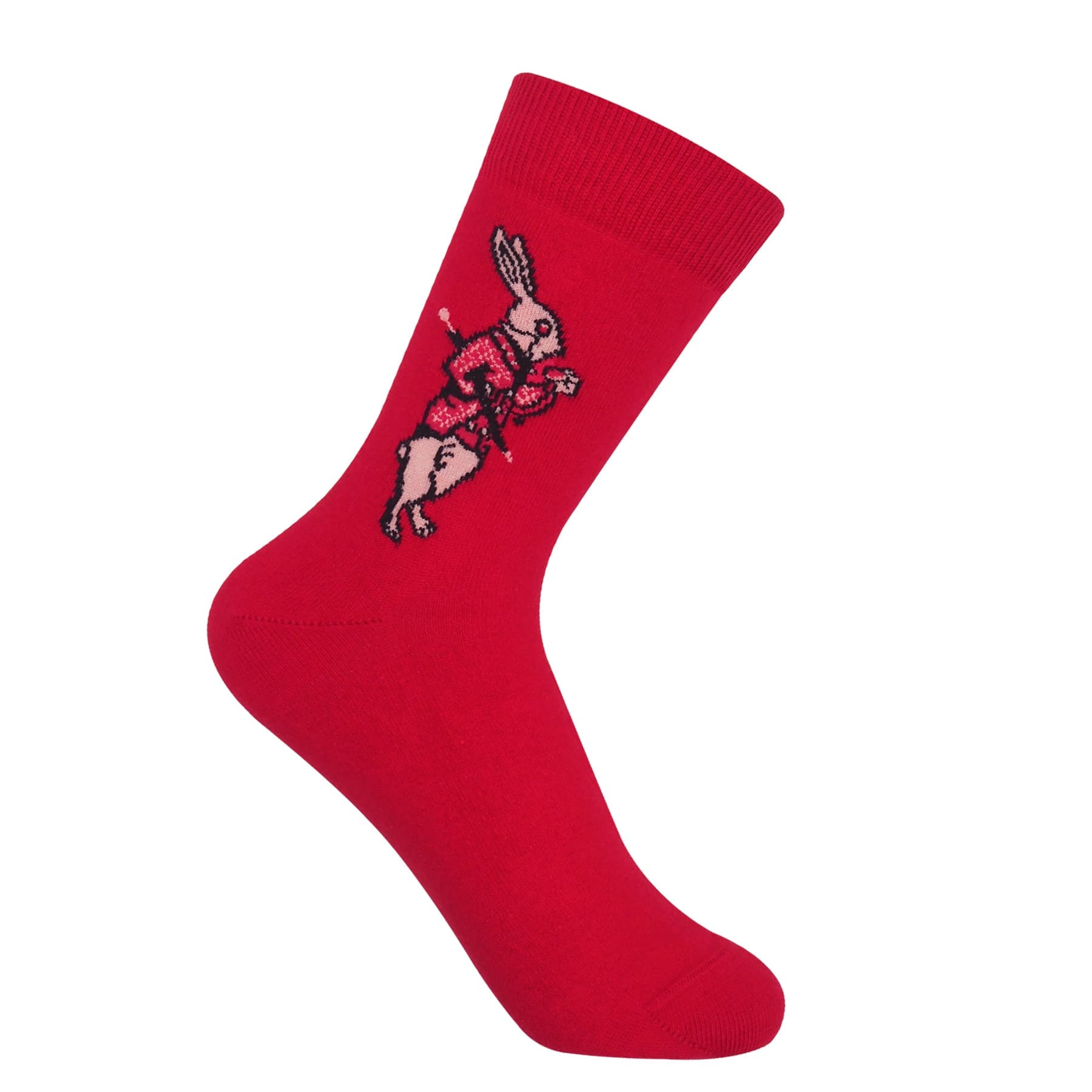 Alice's Adventures In Wonderland Women's Socks - White Rabbit by Peper Harow