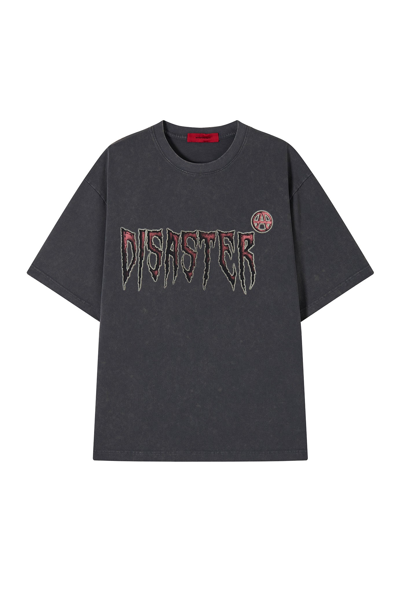 ACU DISASTER T-SHIRT DARK GREY by Acupuncture1993