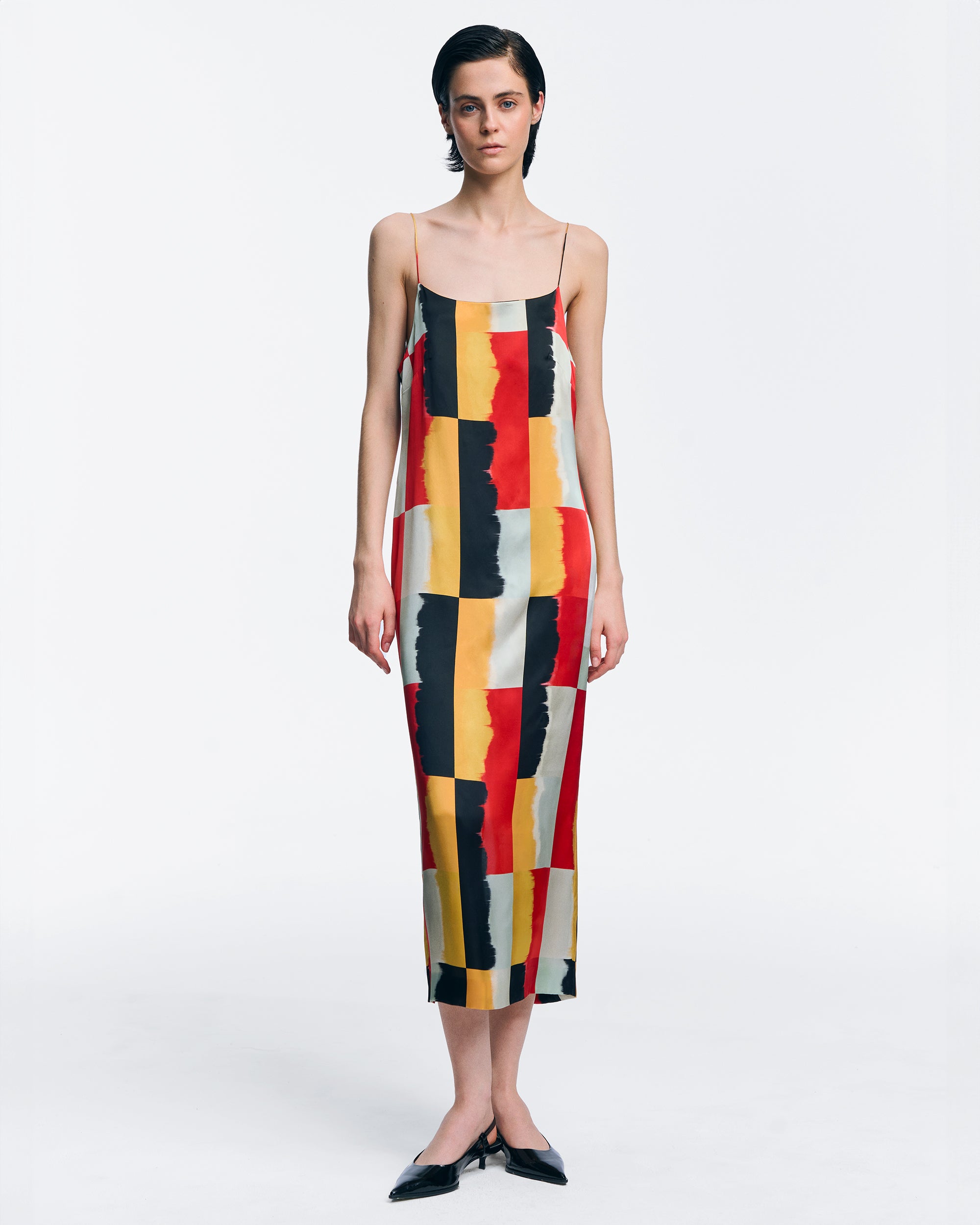 Leila silk dress by Further Review