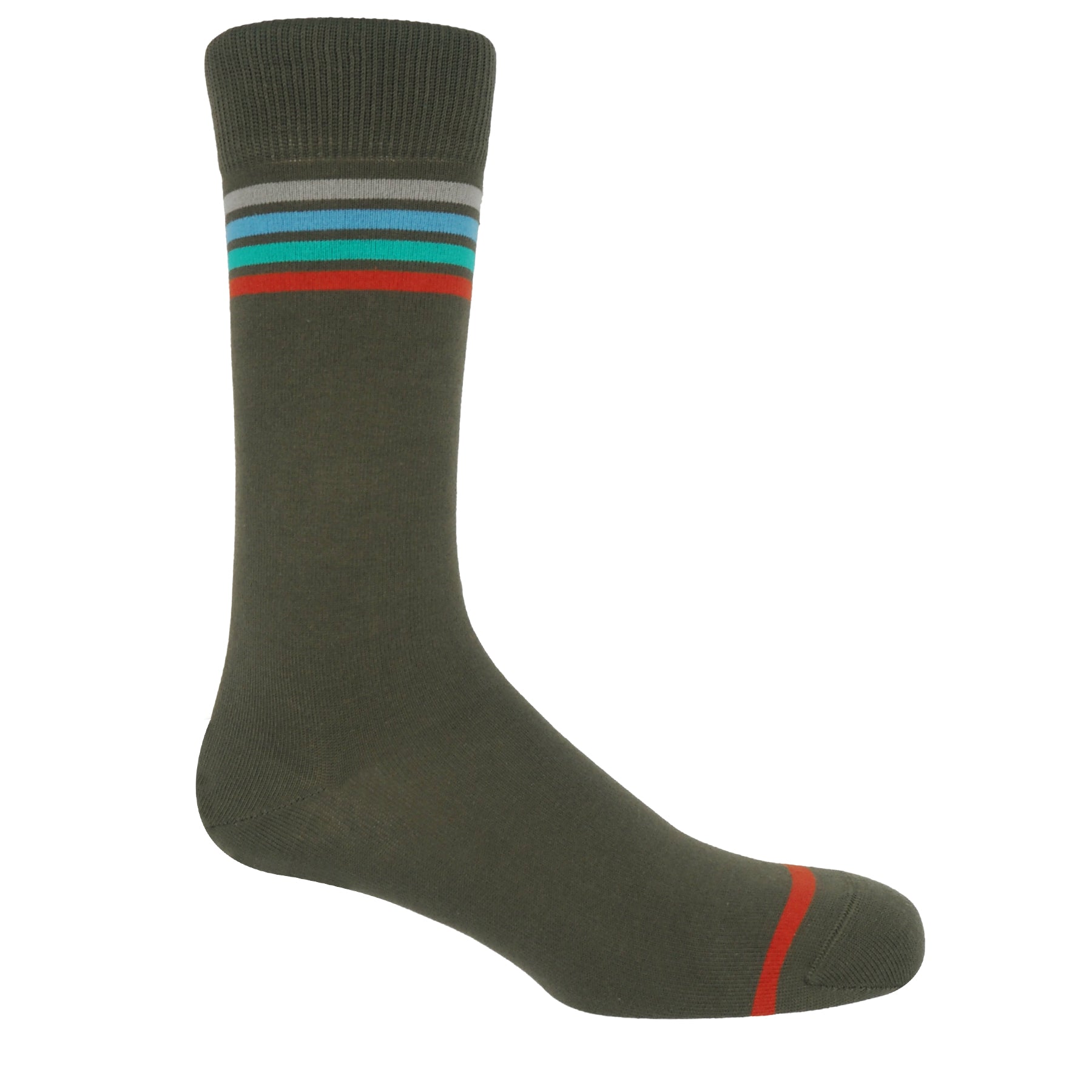Mix Tape Men's Socks - Olive by Peper Harow
