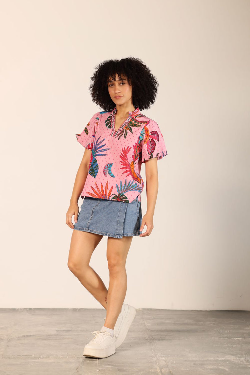 BANANA BAROQUE FAYE TOP by Maude Vivante
