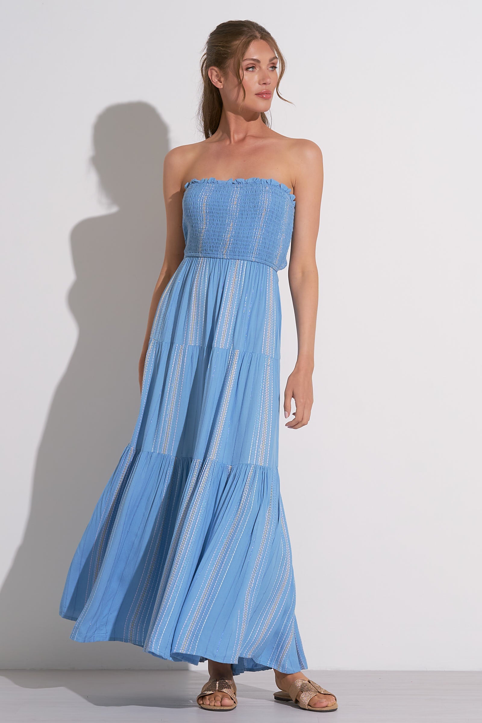 Aria Strapless Maxi Dress by Sierra Deene