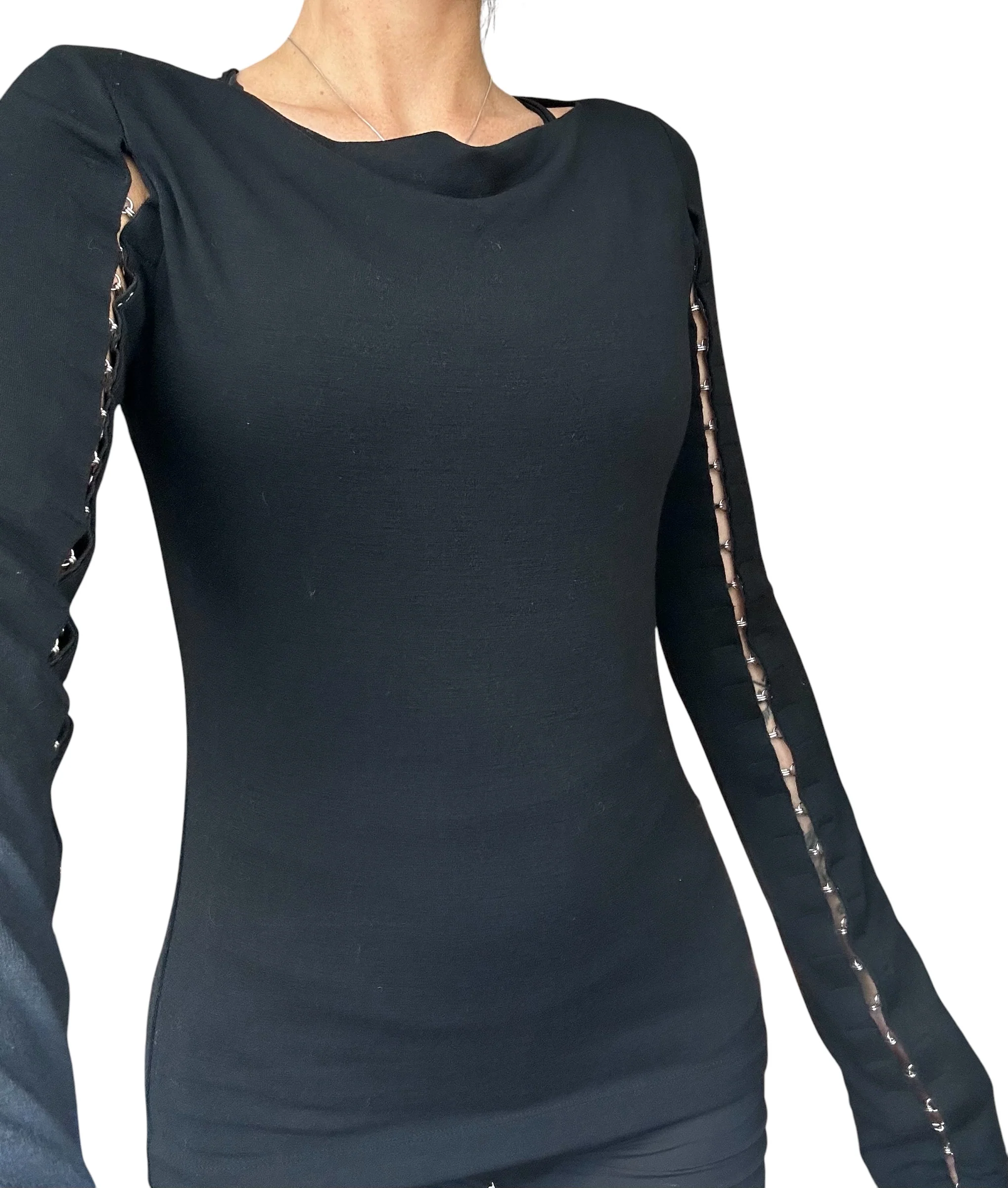 Eyelet Sleeve Top by Ascensio Vintage