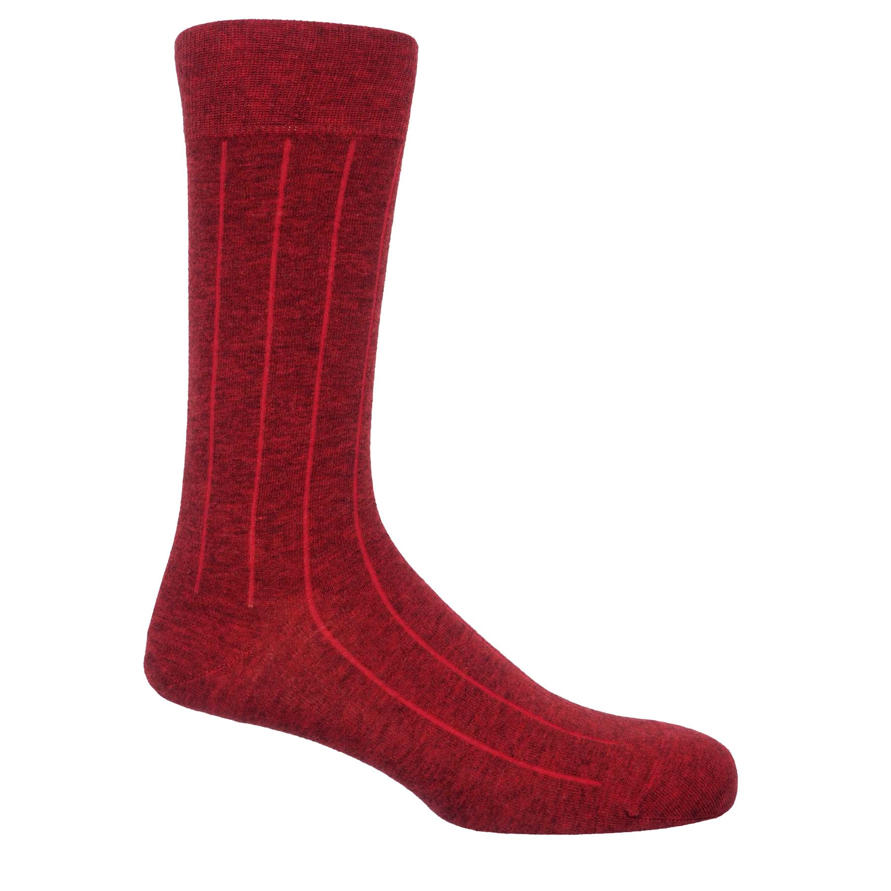 Indulgent Cashmere Men's Socks - Red by Peper Harow
