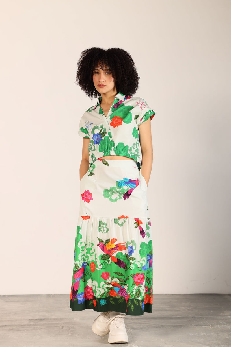 FOREST FLUTTER ADA SKIRT by Maude Vivante