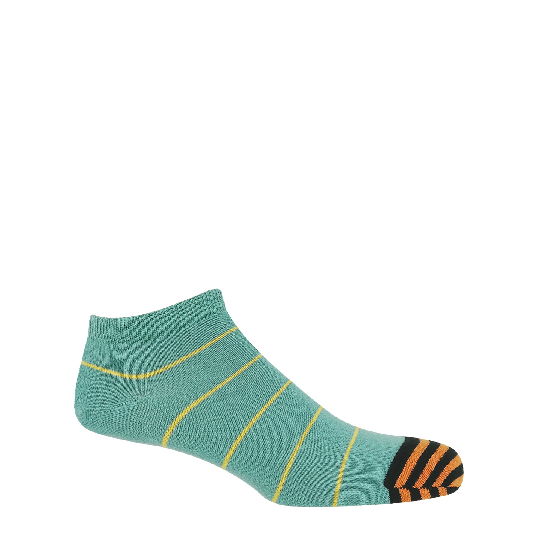 Thin Stripe Men's Trainer Socks - Teal by Peper Harow