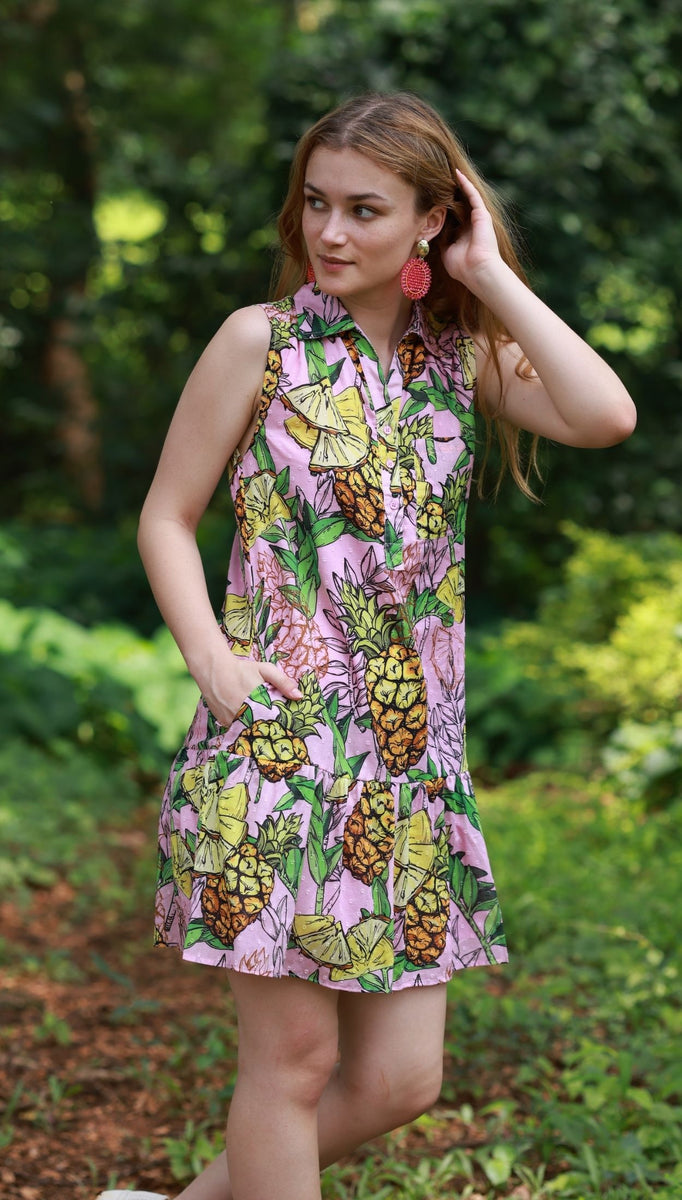 PINEAPPLES LUNA Dress by Maude Vivante