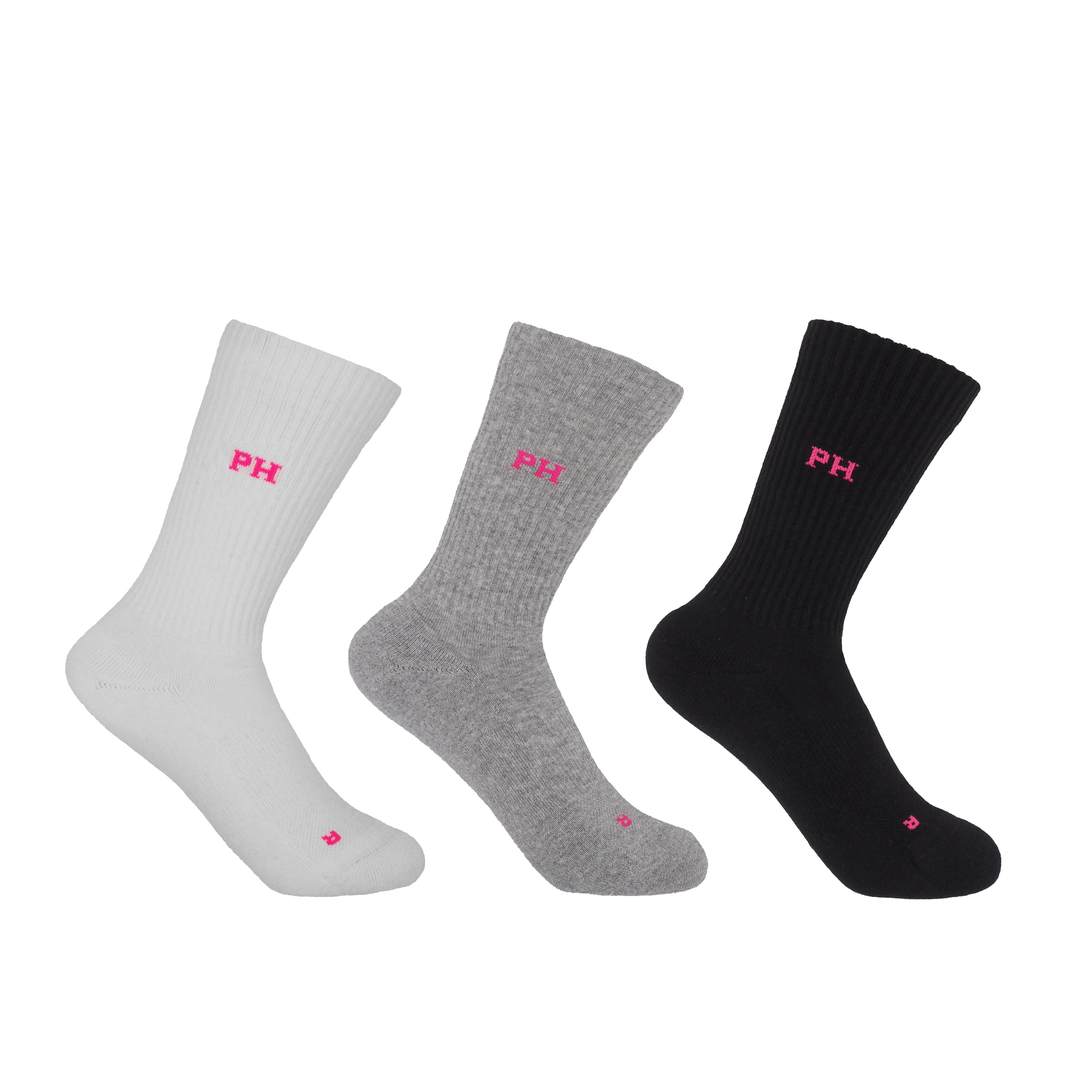 3 Pack Essential Women's Sport Socks - Mixed by Peper Harow