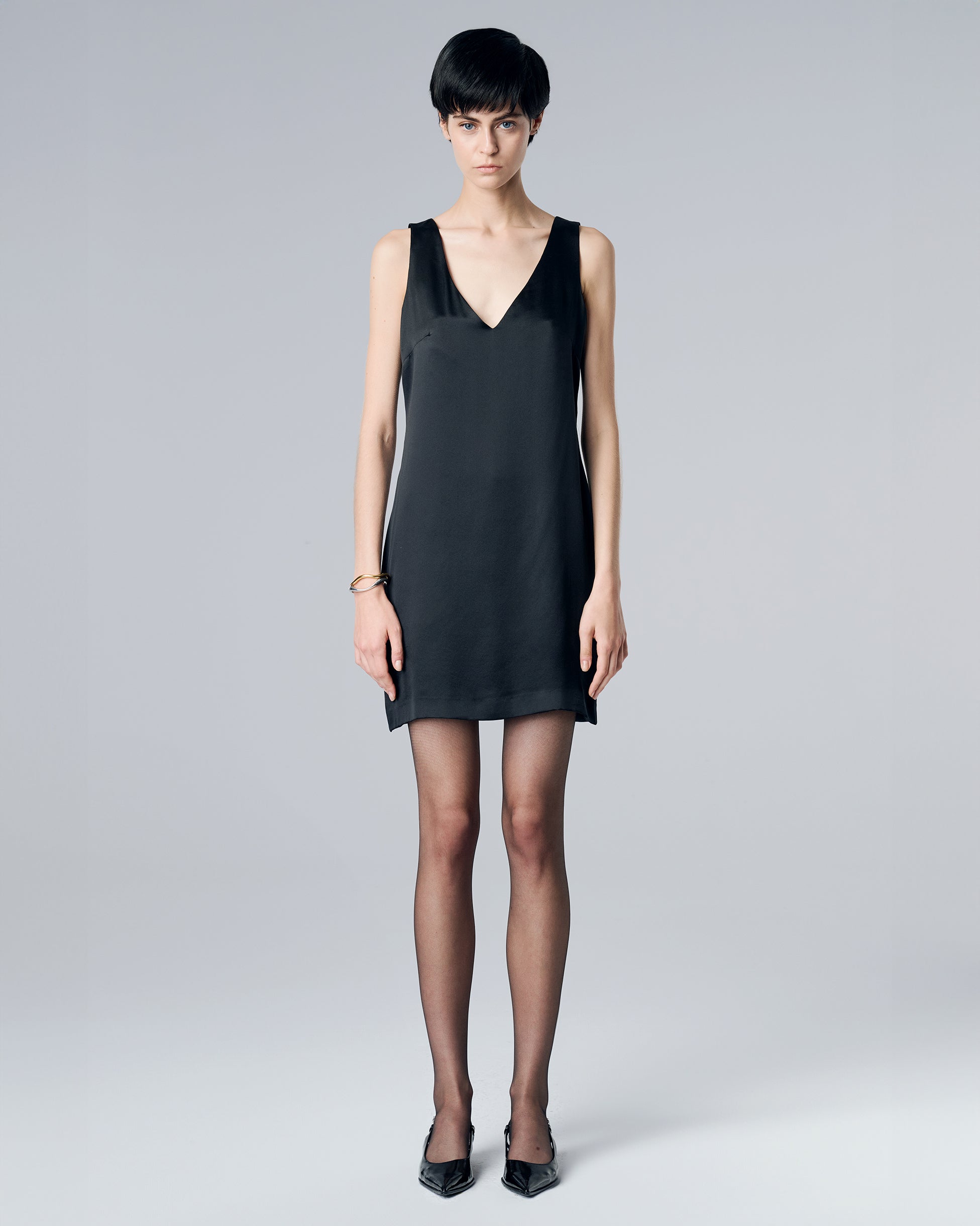 Amber silk dress by Further Review