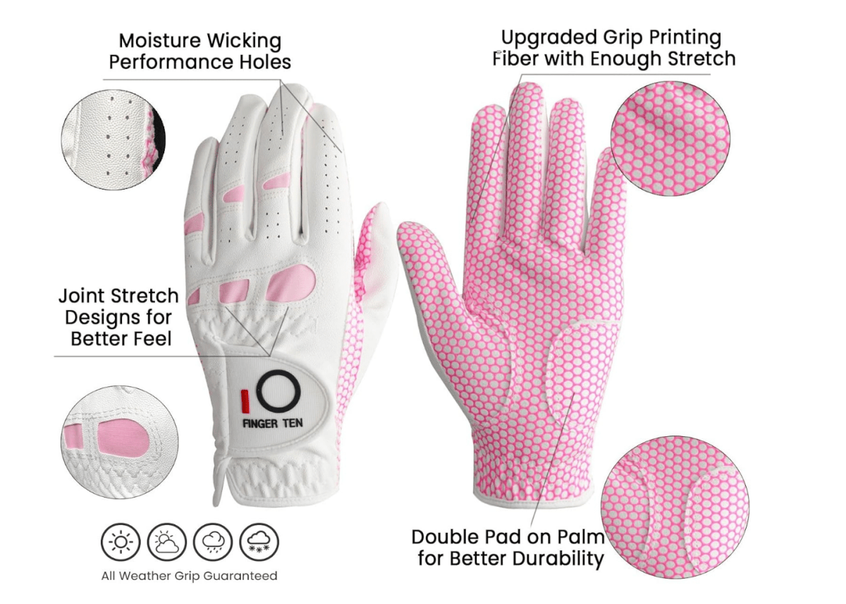 Putter Girl All Weather Golf Gloves by Putter Girl