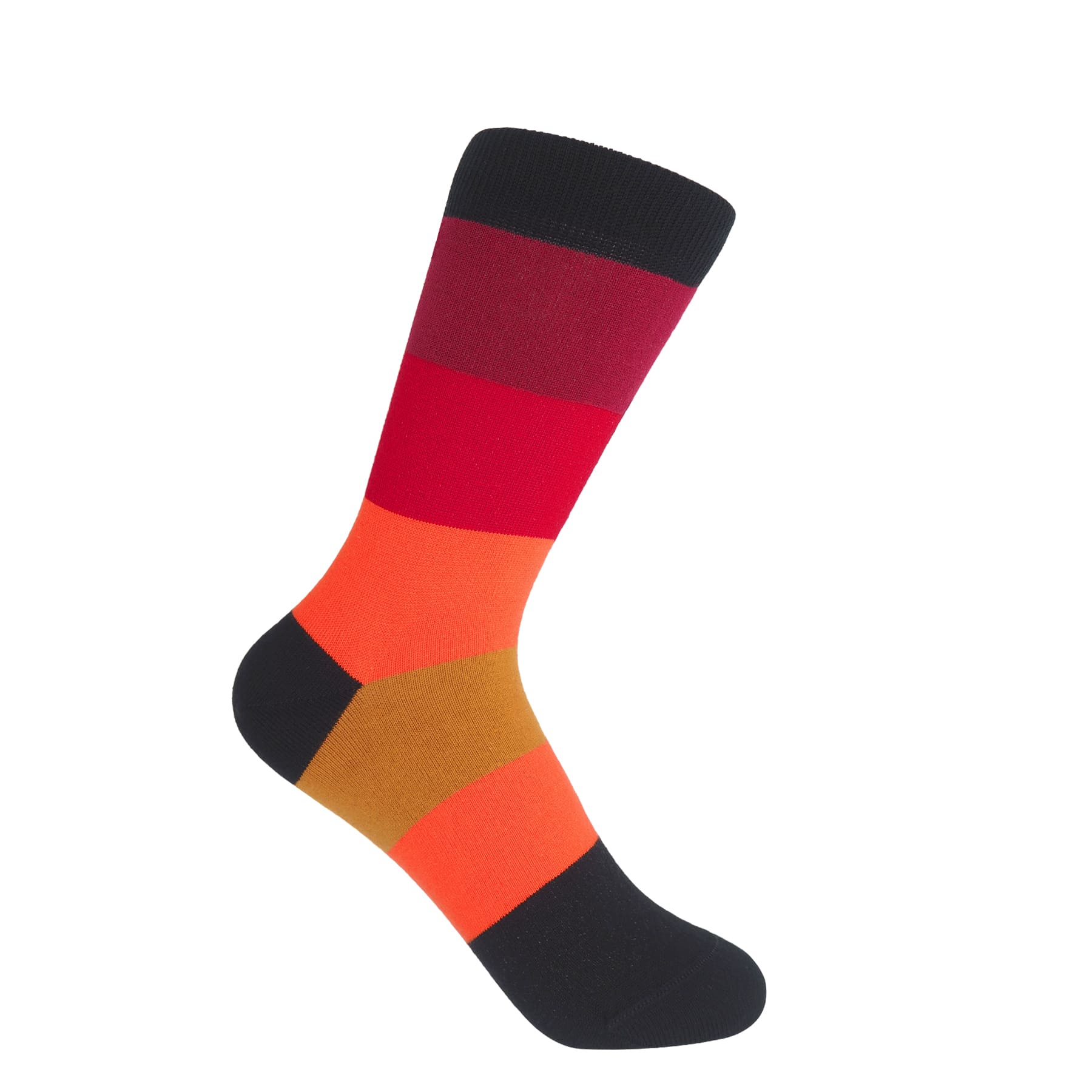 Block Stripe Women's Socks - Volcano by Peper Harow