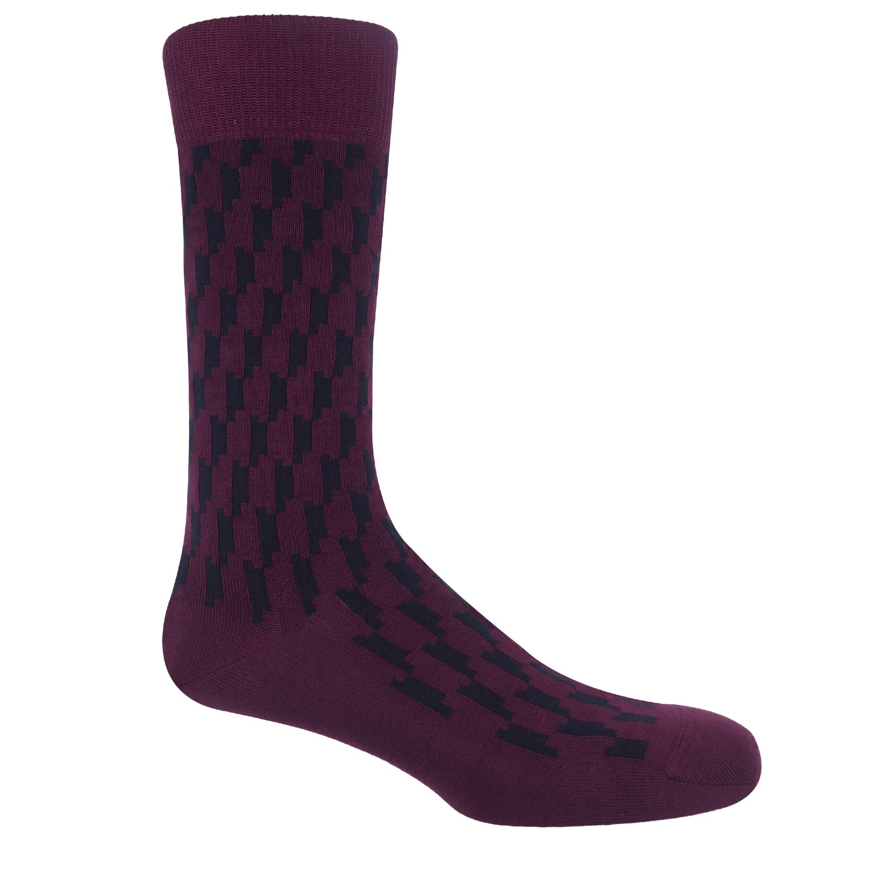 Scooby Men's Socks - Maroon by Peper Harow