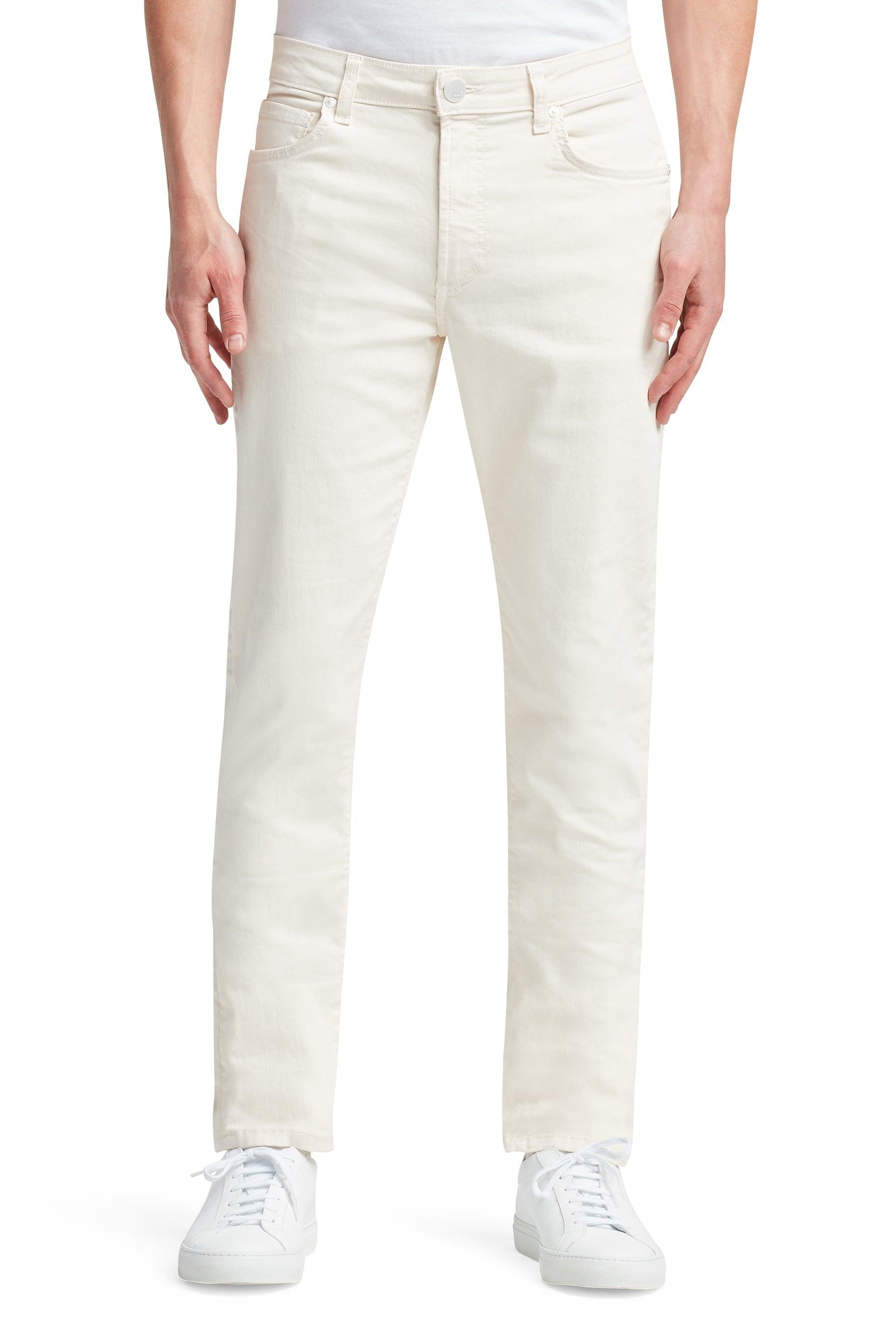 Brando Vintage Blanc Stretch Slim Jean by MONFRERE