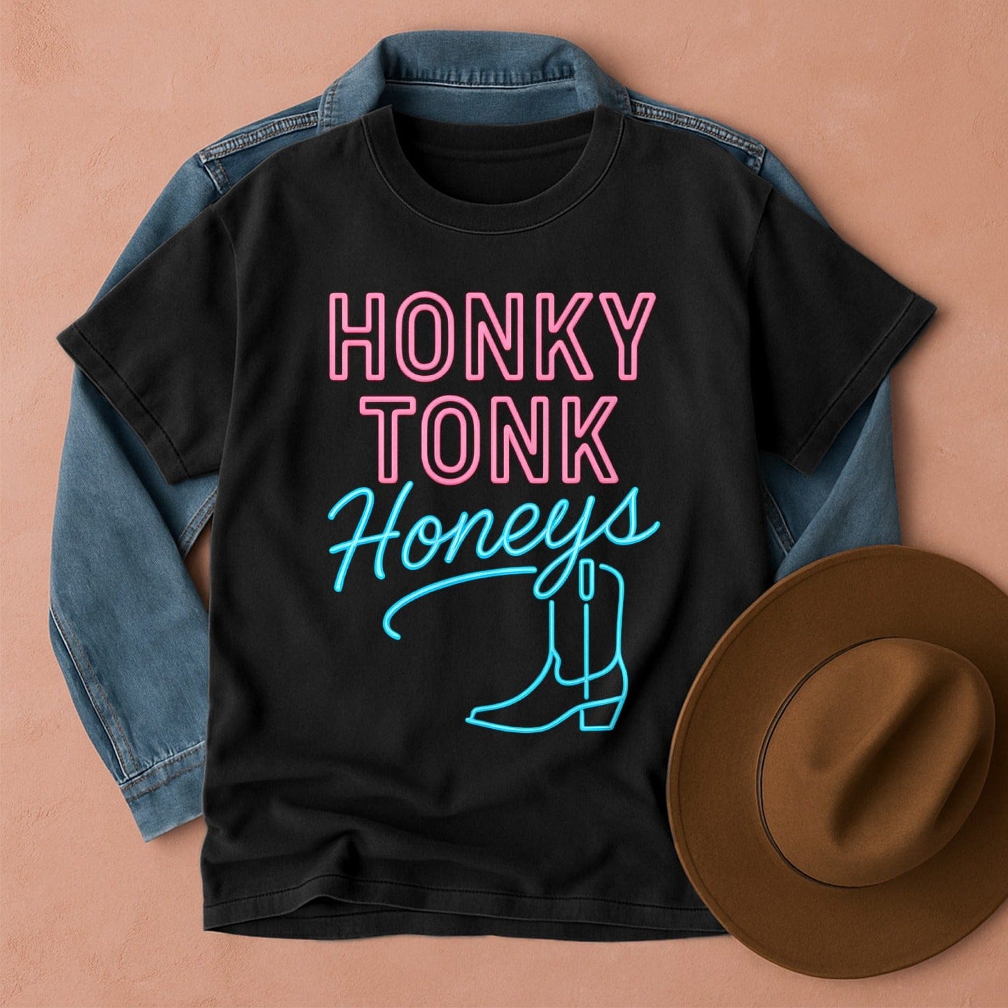 Honky Tonk Honeys Western T-Shirt by DILLO Outfitters