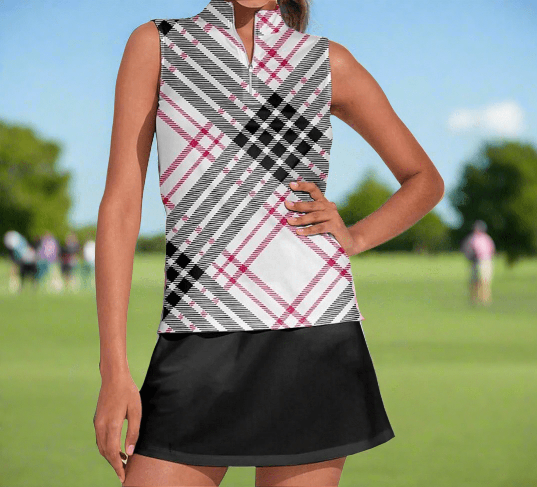 The Criss Cross Sleeveless Polo by Putter Girl