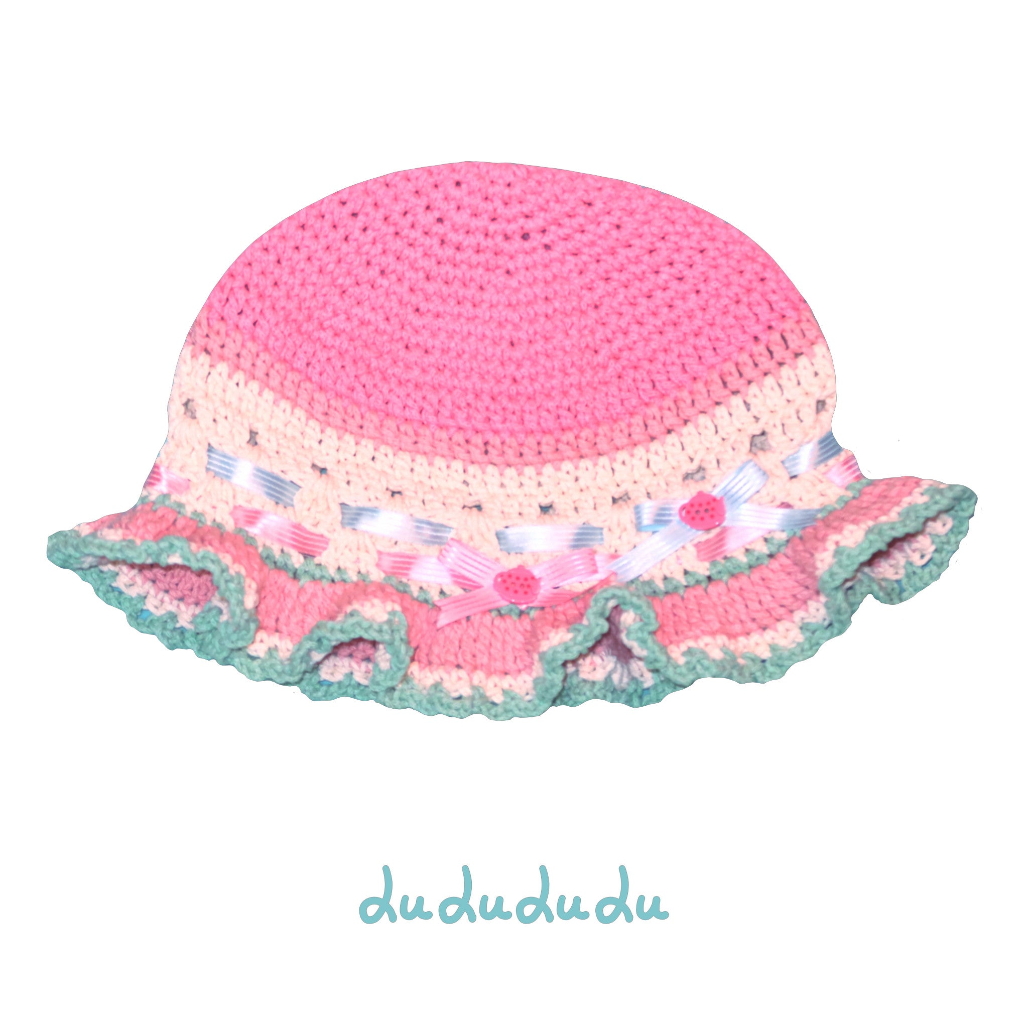 Handmade Crochet Bucket Hat - Lulululu by Land Decora