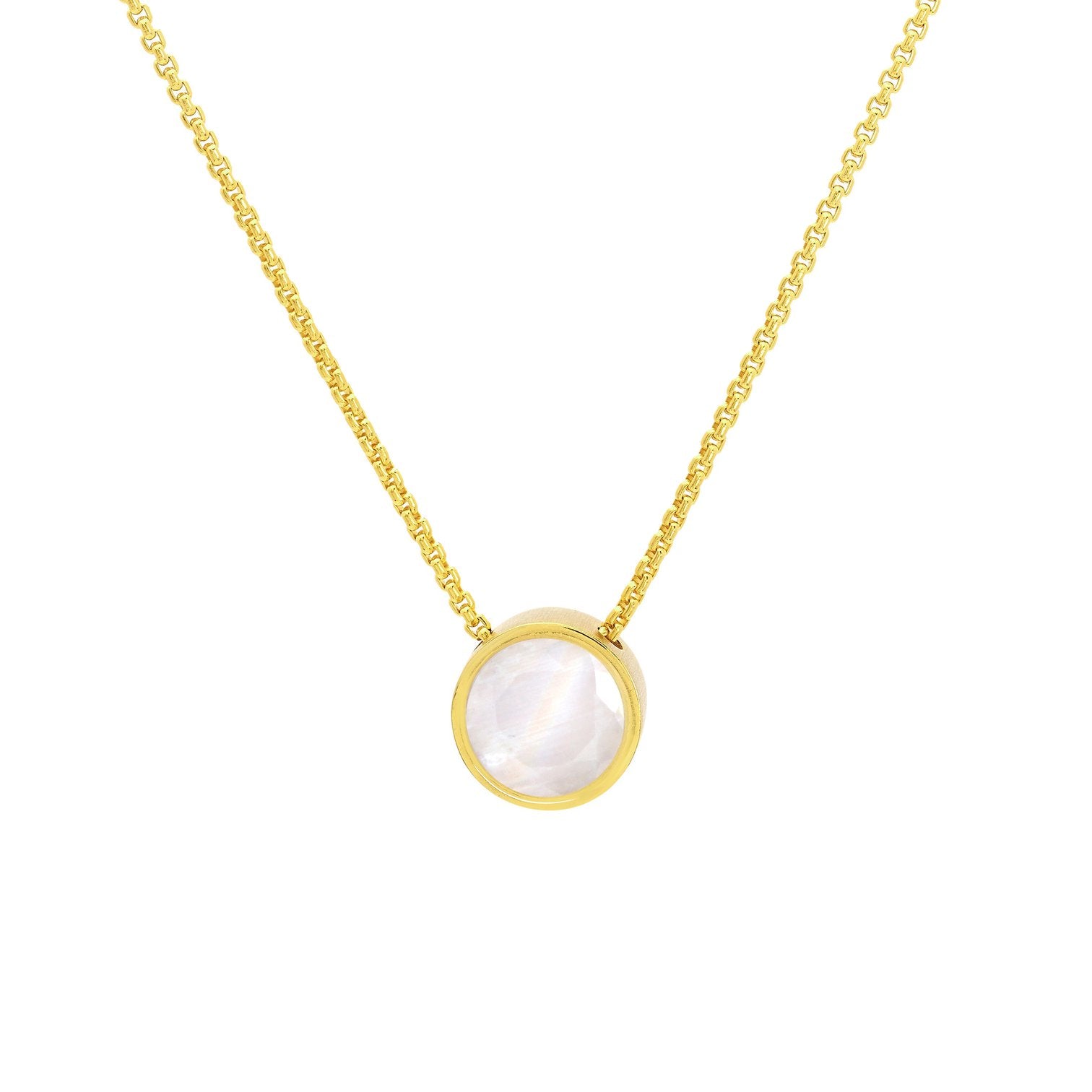 Rainbow Moonstone Signature Midi Knockout Necklace by Sierra Deene