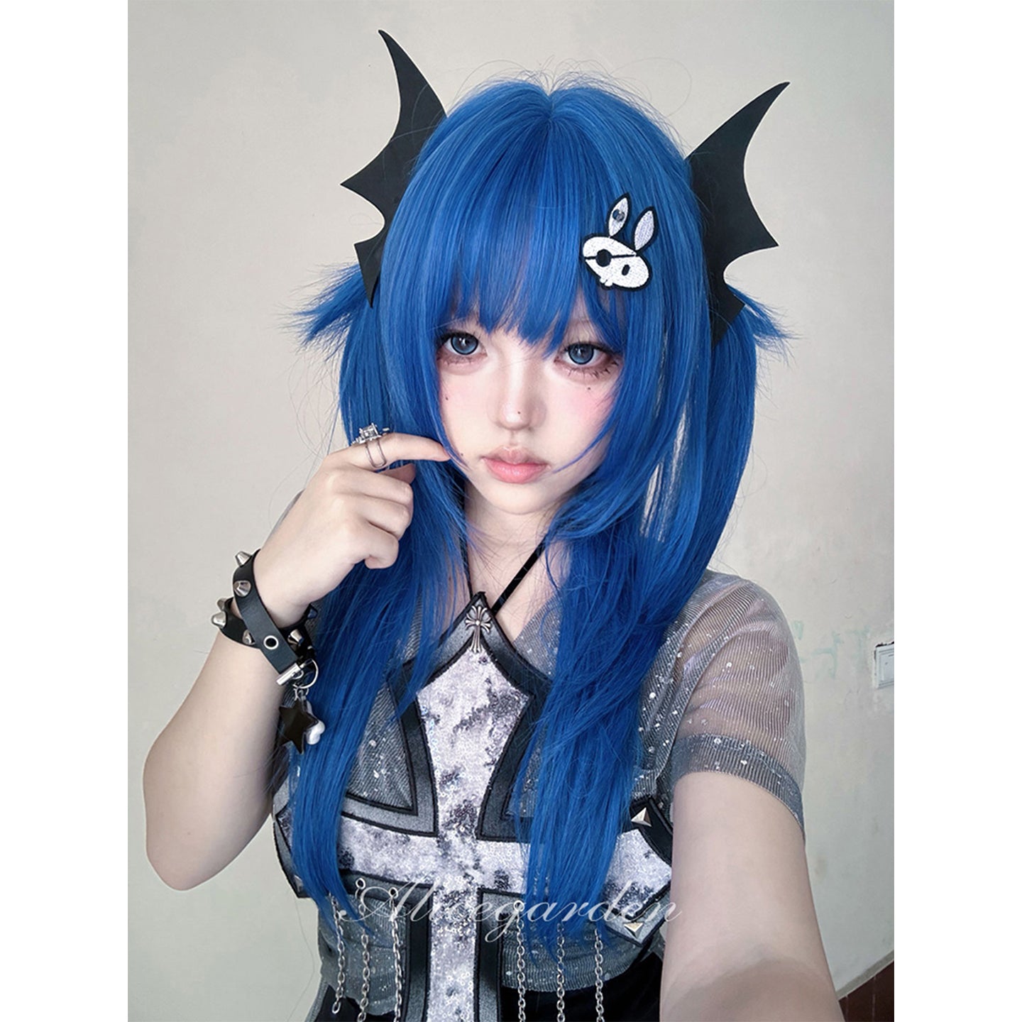 Alice Garden Ultramarine Long Wig - Layered JK Straight Hair by Land Decora