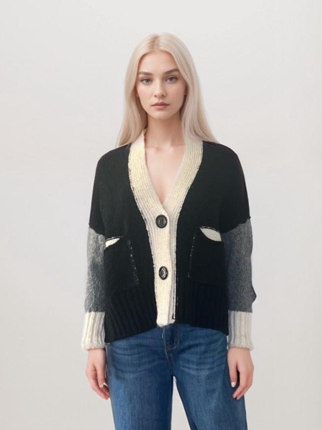 Rhodes Color Block Cardigan by Sierra Deene