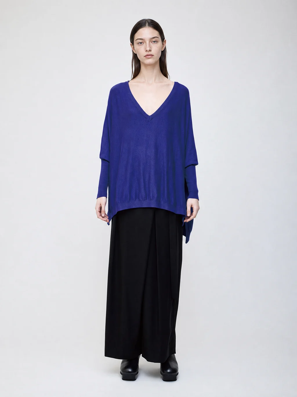 Kimono sleeve knit -Violet- by ASATO