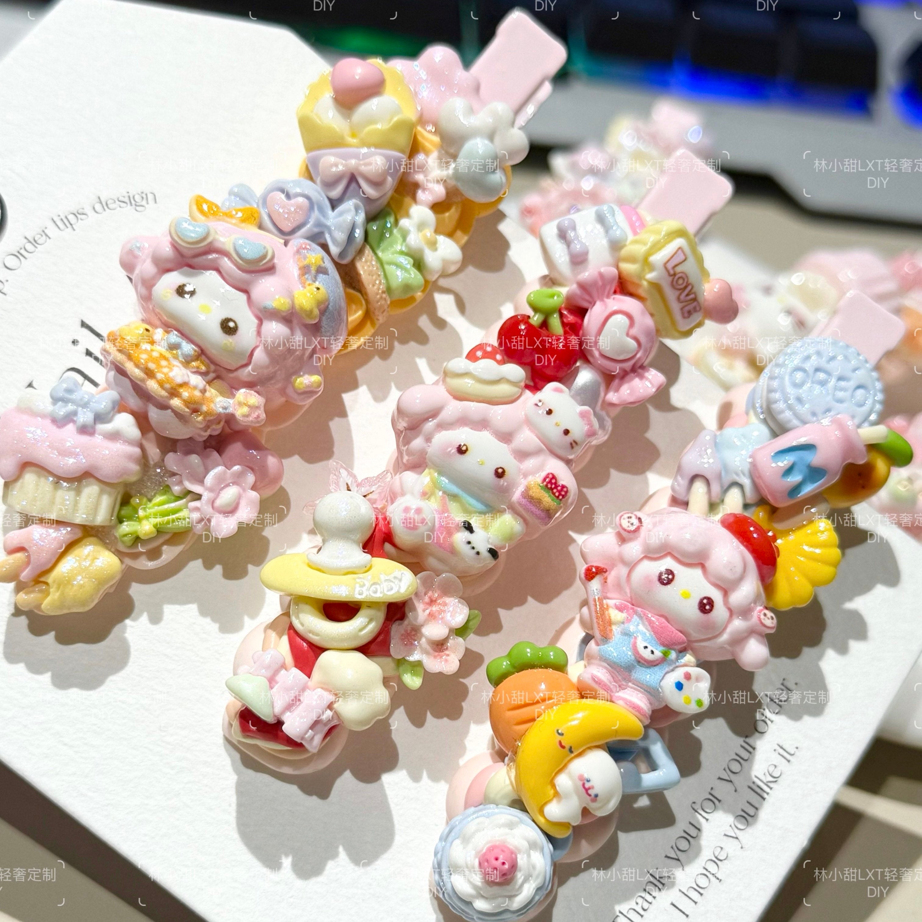LXT - Cream Hair Clip Blind Box 5pcs by Land Decora