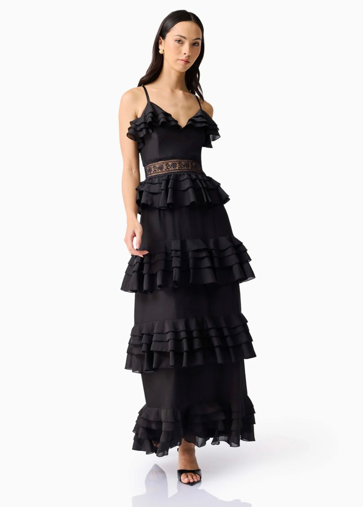 Elliatt Lucinda Tiered Gown by Sierra Deene