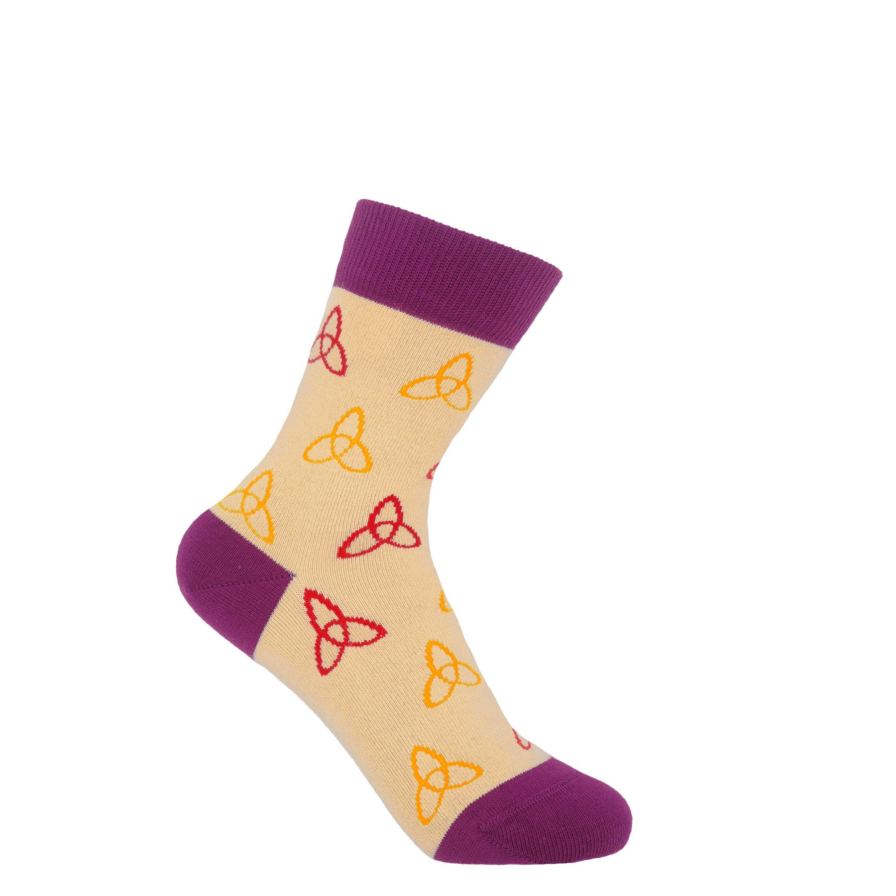 Tri Women's Socks - Beige by Peper Harow