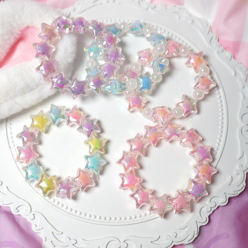 Decora Kei Star Candy Bracelet Colorful Kawaii Accessory - MaoJiang by Land Decora