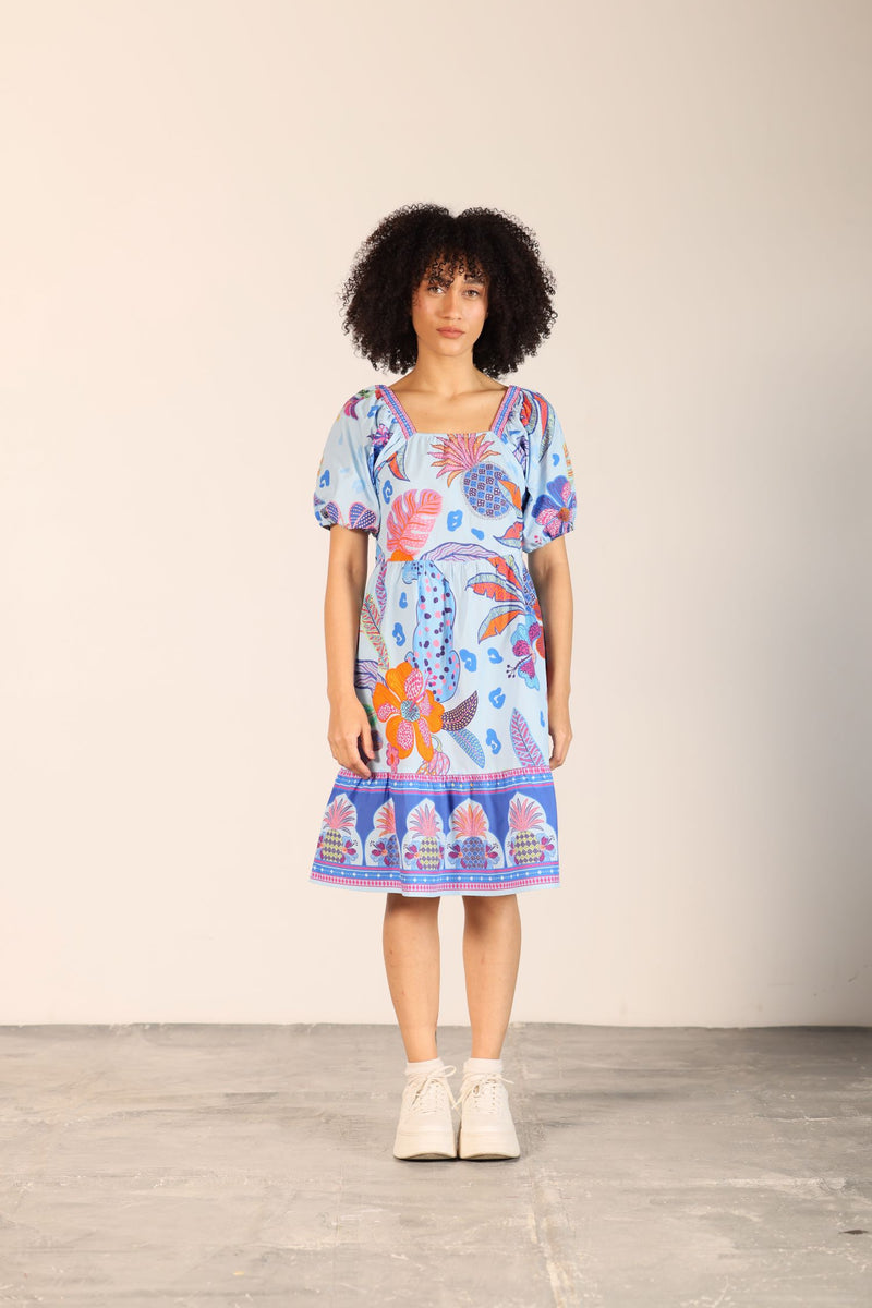 AZURE SAFARI ARIA DRESS by Maude Vivante