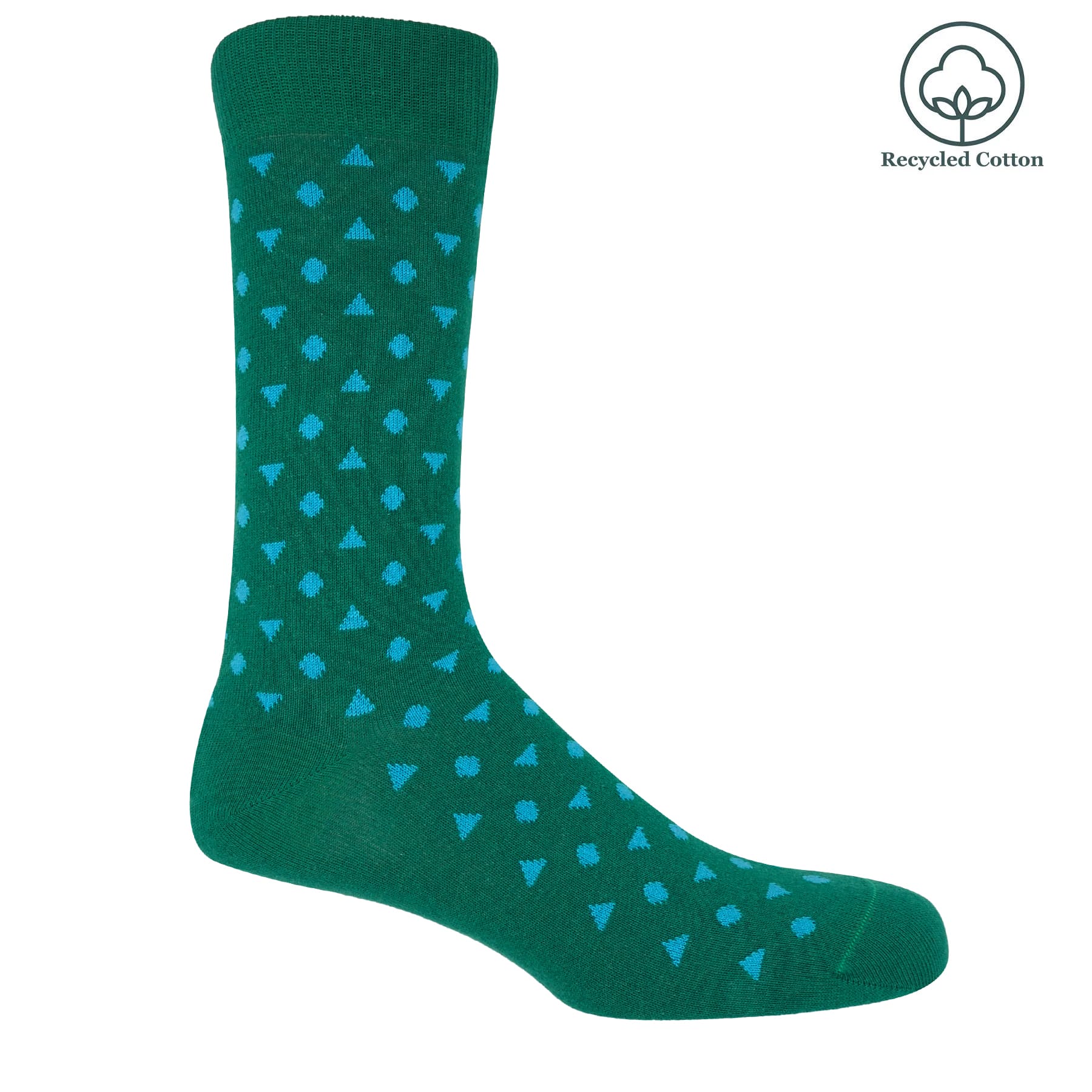 Confetti Men's Socks - Teal by Peper Harow
