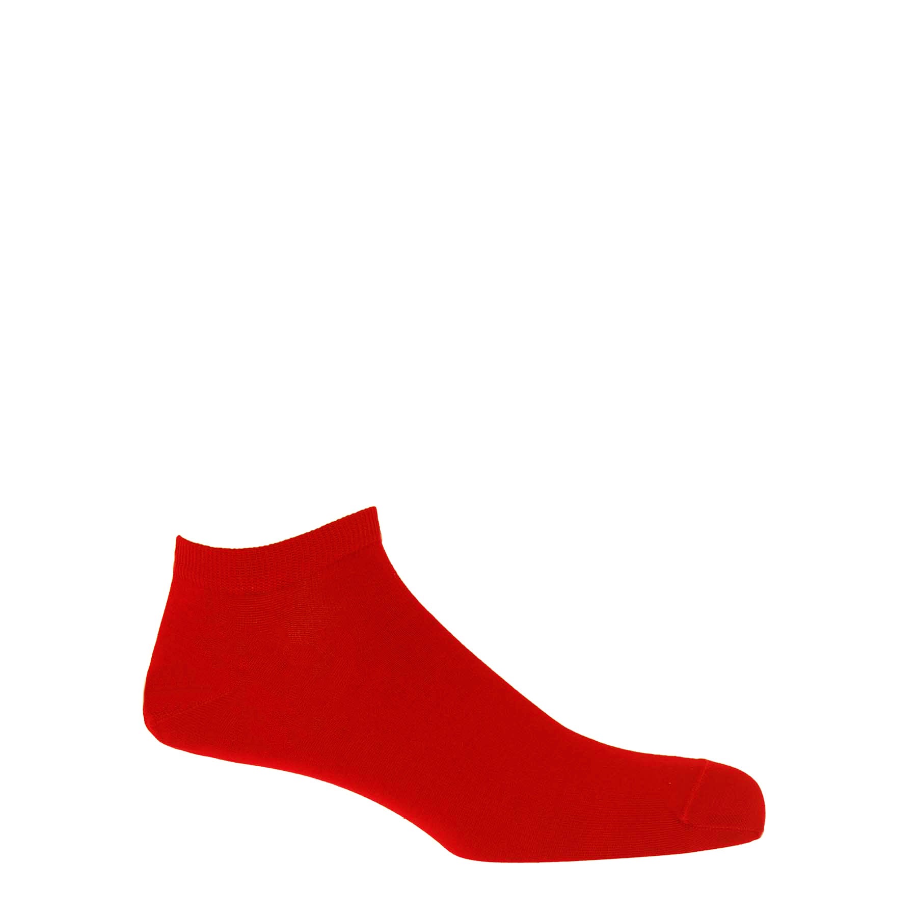 Classic Men's Trainer Socks - Red by Peper Harow
