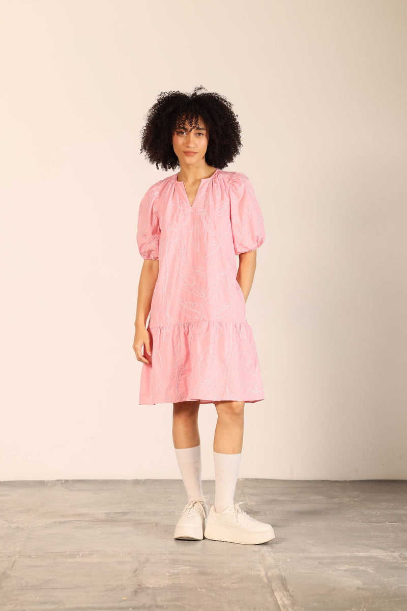 BLUSH TRIXIE DRESS by Maude Vivante