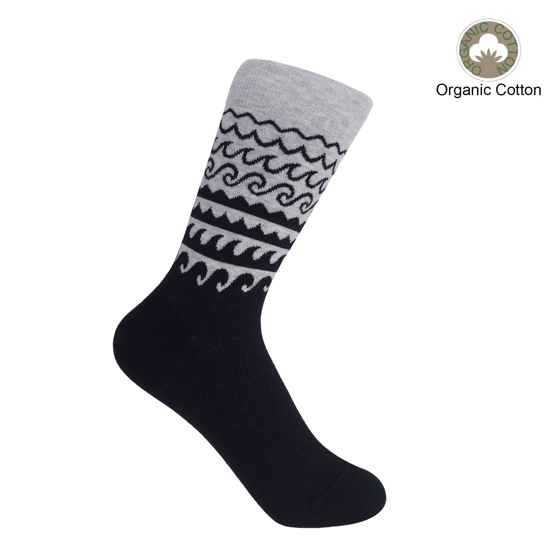 Wave Women's Socks - Grey by Peper Harow