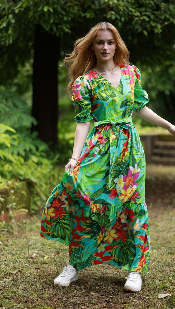 TROPICAL MOLLY DRESS by Maude Vivante