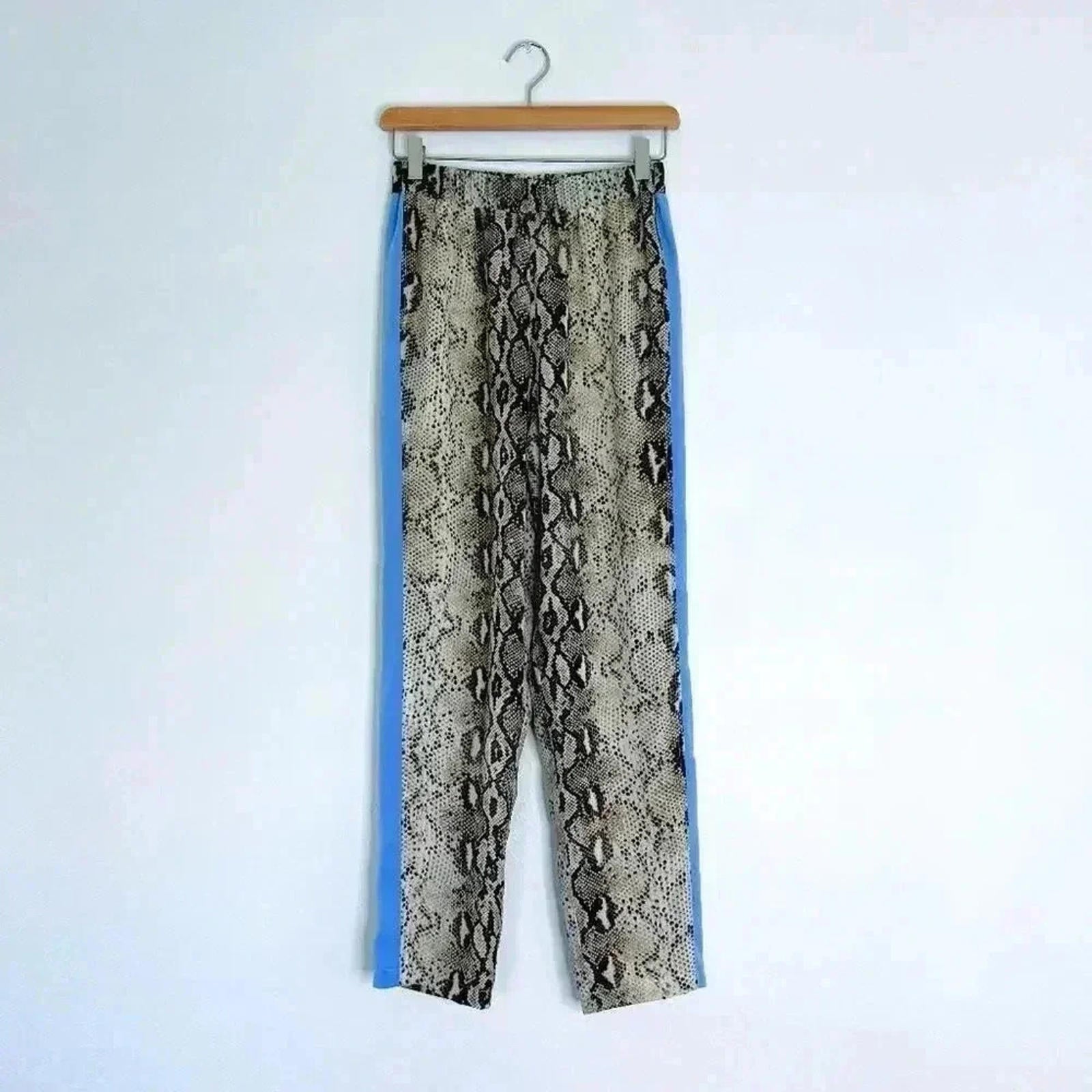 Honey Punch Snake Print Joggers Pants Chiffon Women's Size S by Hot Girl Secondhand